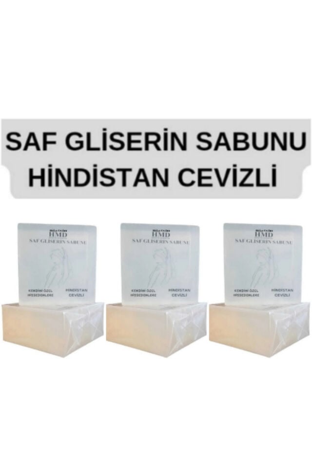 Saf Gliserin Sabunu 120 Gr Hindistan Cevizli Onarıcı,Besleyici,Nemlendirici %100 Doğal Bitkisel Şeffaf Gliserin Sabun