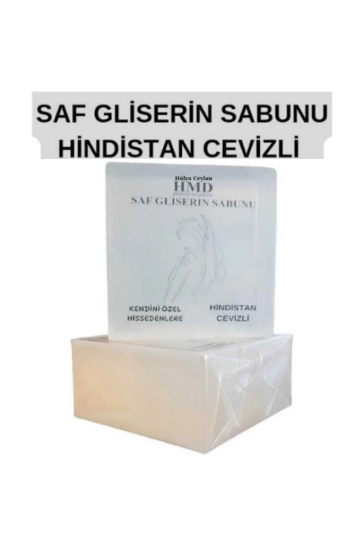 Saf Gliserin Sabunu 120 Gr Hindistan Cevizli Onarıcı,Besleyici,Nemlendirici %100 Doğal Bitkisel Şeffaf Gliserin Sabun