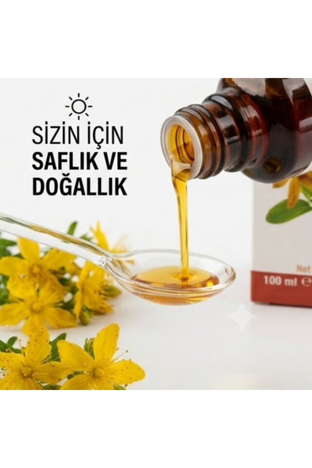 %100 Saf ve Doğal Sarı Kantaron Yağı 250 ml | Onarıcı ve Yatıştırıcı Cilt Bakım ve Masaj Yağı