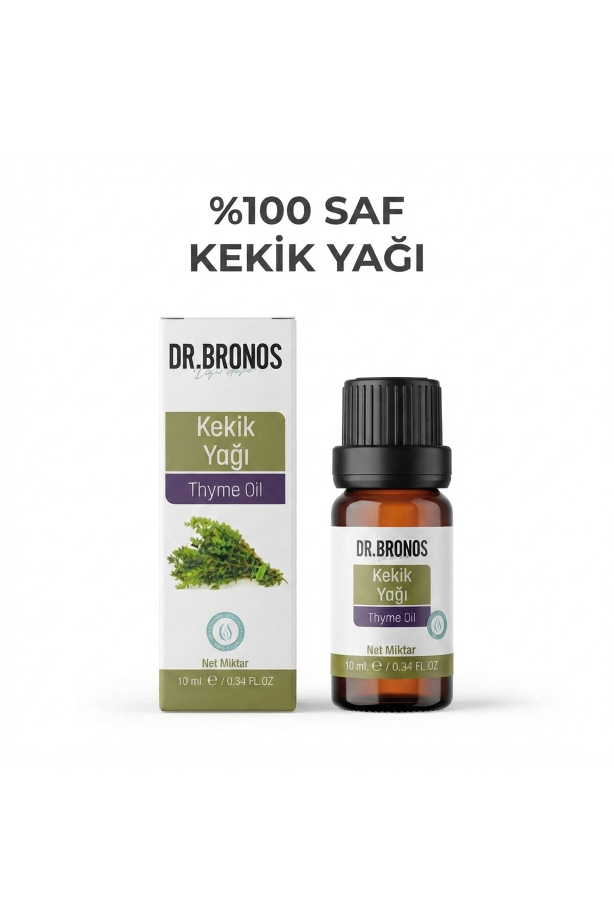 %100 Saf Kekik Yağı 10 ml | Konsantre Doğal Uçucu Gıda Aroması ve Cilt Bakım Yağı