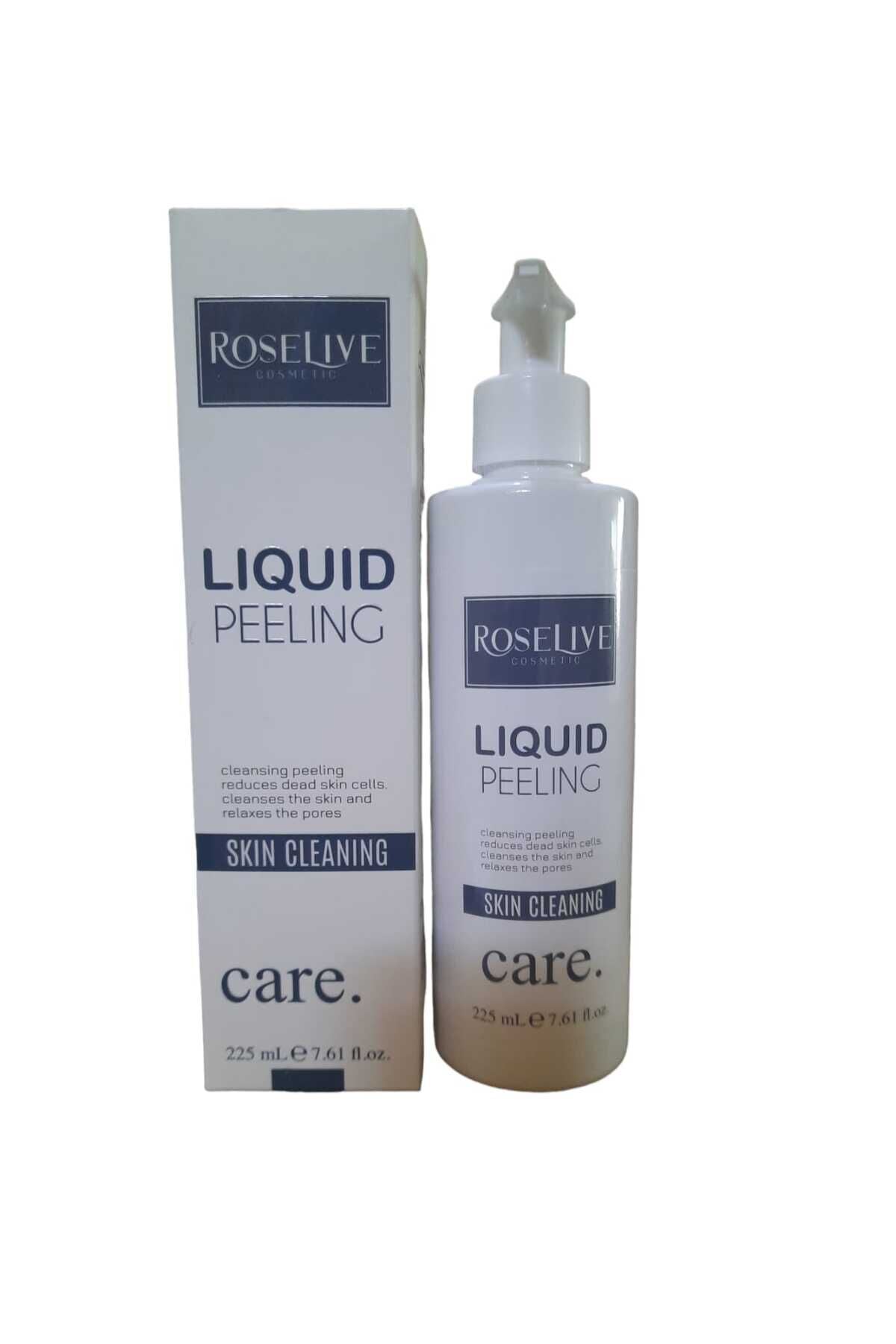 Roselive Liquid Peeling 225 ml Cildinizi Derinlemesine Temizler İpeksi Görünüm Sunar ile cildinize pürüzsüz ve canlı bir dokunuş kazandırın.