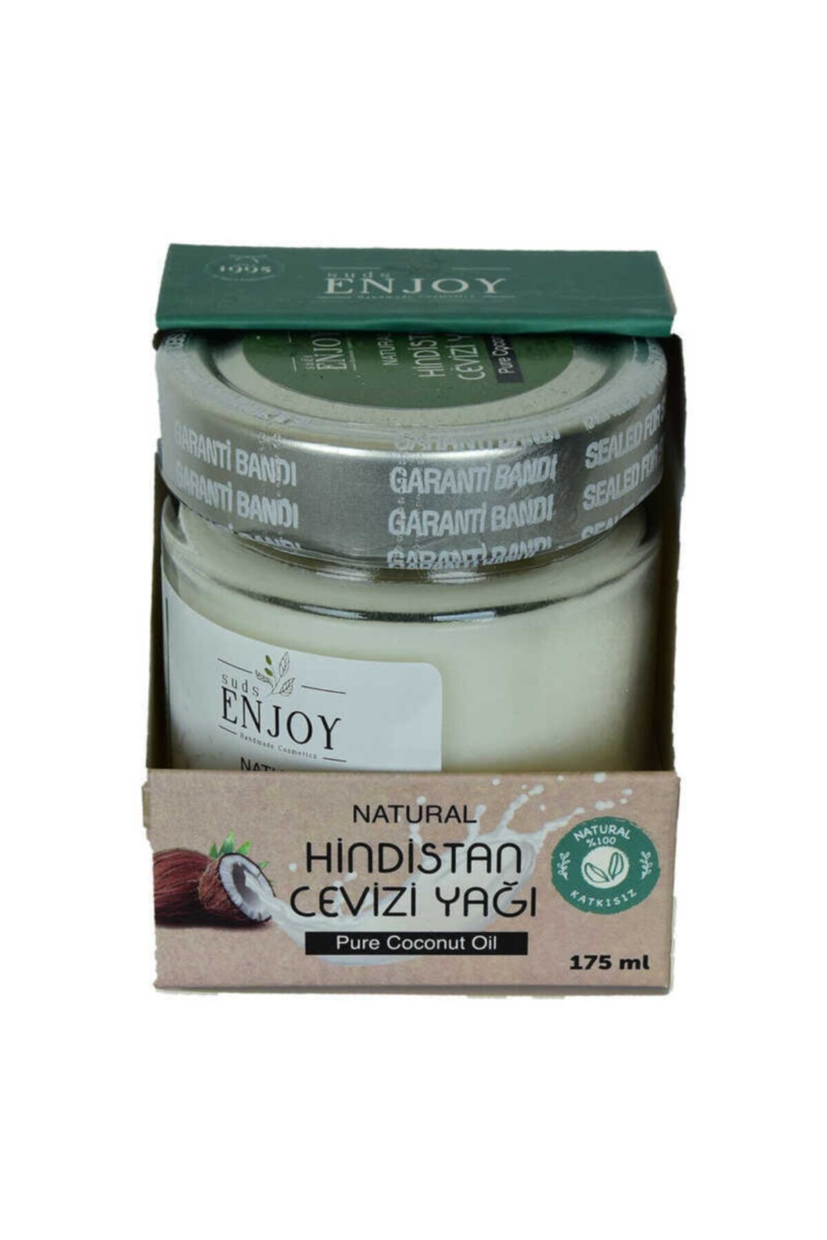 Saf Hindistan Cevizi Yağı 175 ml | %100 Saf ve Doğal Bitkisel Sabit Yağ, Yoğun Besleyici, Nemlendirici, Cilt, Saç ve Vücut Bakım Yağı