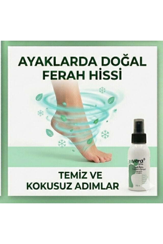 Ayak Koku Önleyici ve Terleme Karşıtı Sprey 100 ml | Ferahlatıcı, Nemlendirici ve Ayakkabı Koku Giderici Sprey