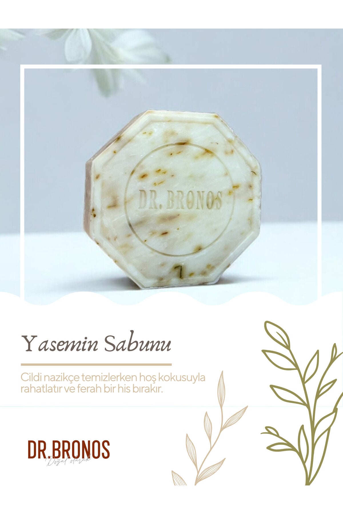Doğal Yasemin Sabunu 125 gr | Kokulu ve Rahatlatıcı Yasemin Özlü Cilt Bakım Sabunu