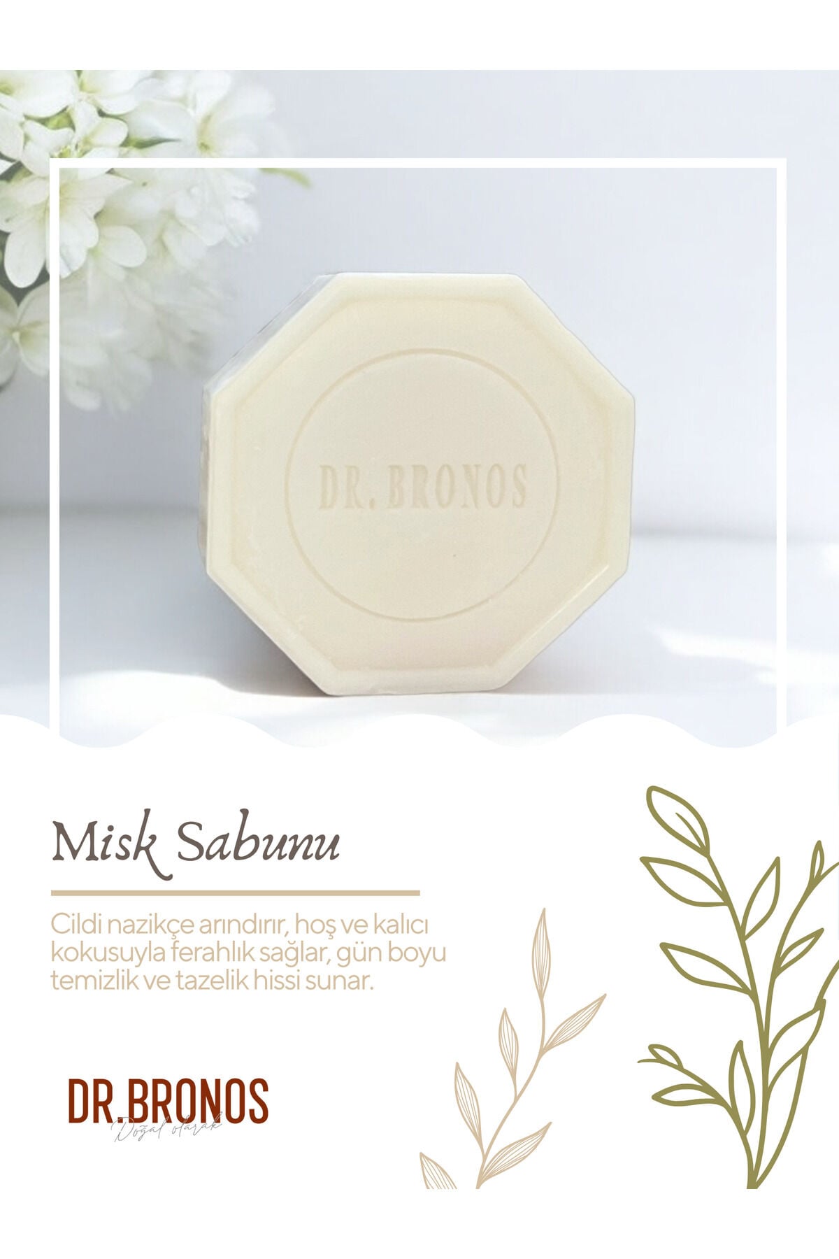 Doğal Misk Sabunu 125 gr | Kokulu ve Arındırıcı Misk Özlü Bakım Sabunu