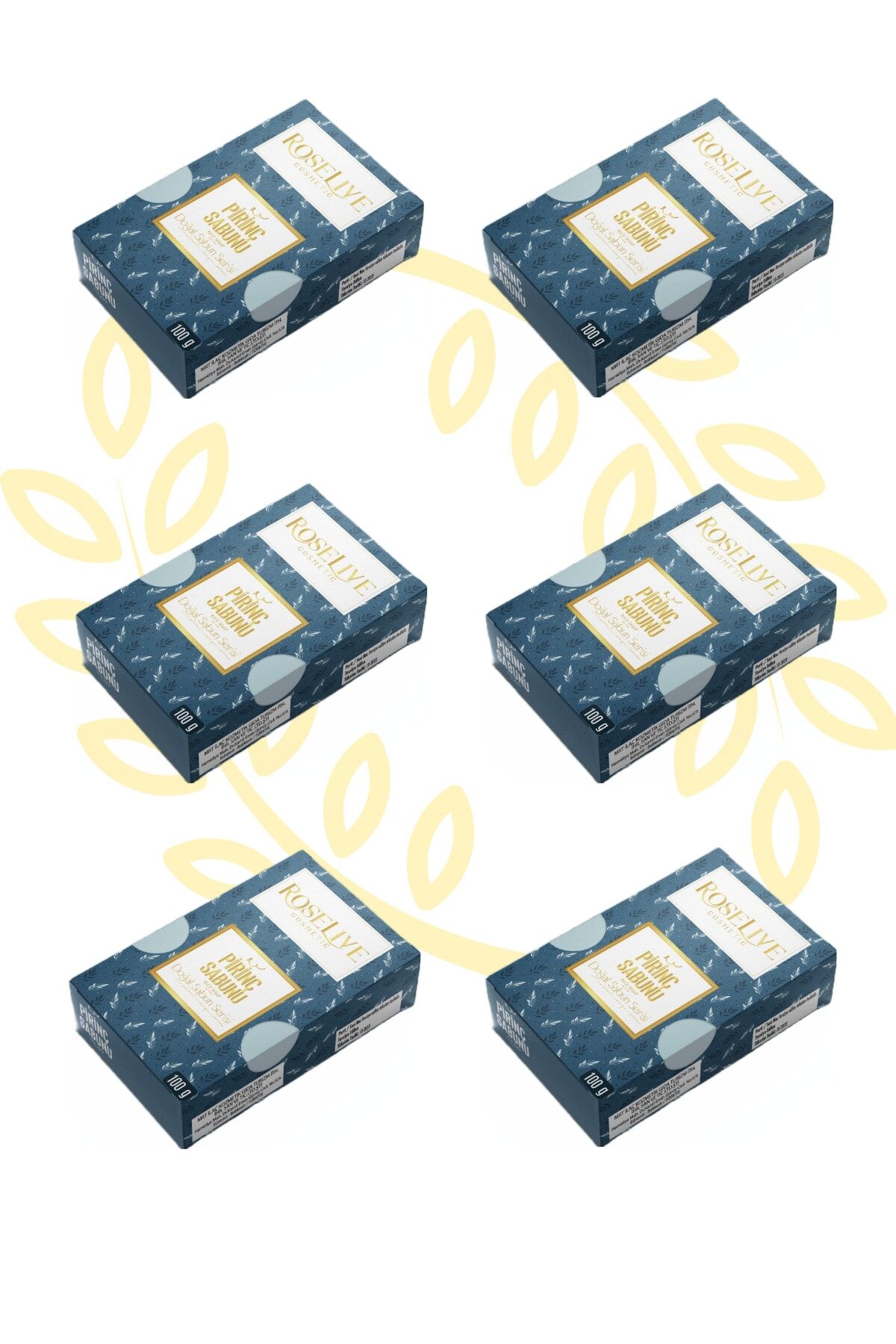 Pirinç Sabunu 6 x 100g | Aydınlatıcı, beyazlatıcı ve gözenek sıkılaştırıcı doğal cilt bakım sabunu ile cildinize pürüzsüz ve aydınlık görünüm kazandırın.