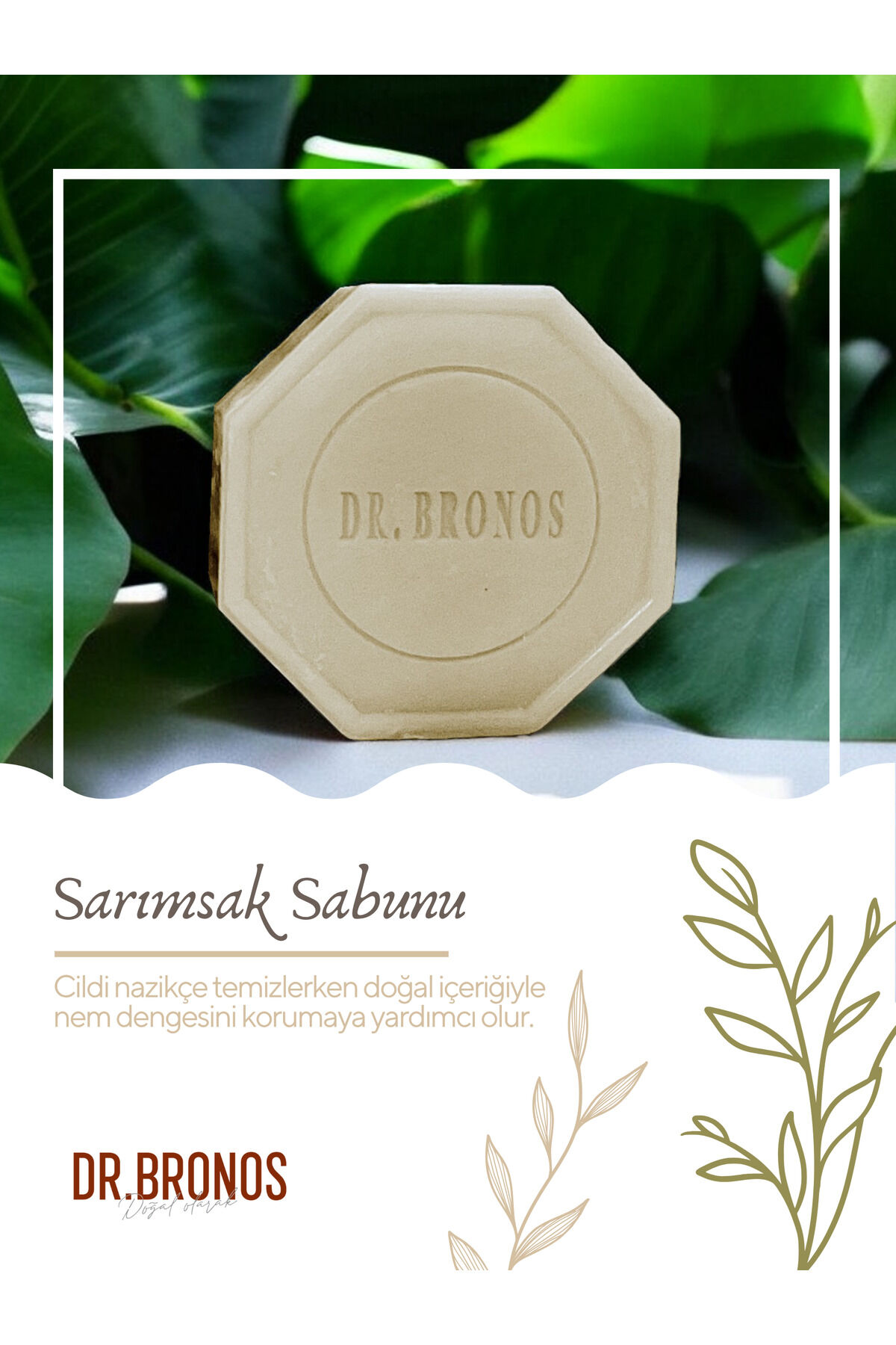 Doğal Sarımsak Sabunu 125 gr