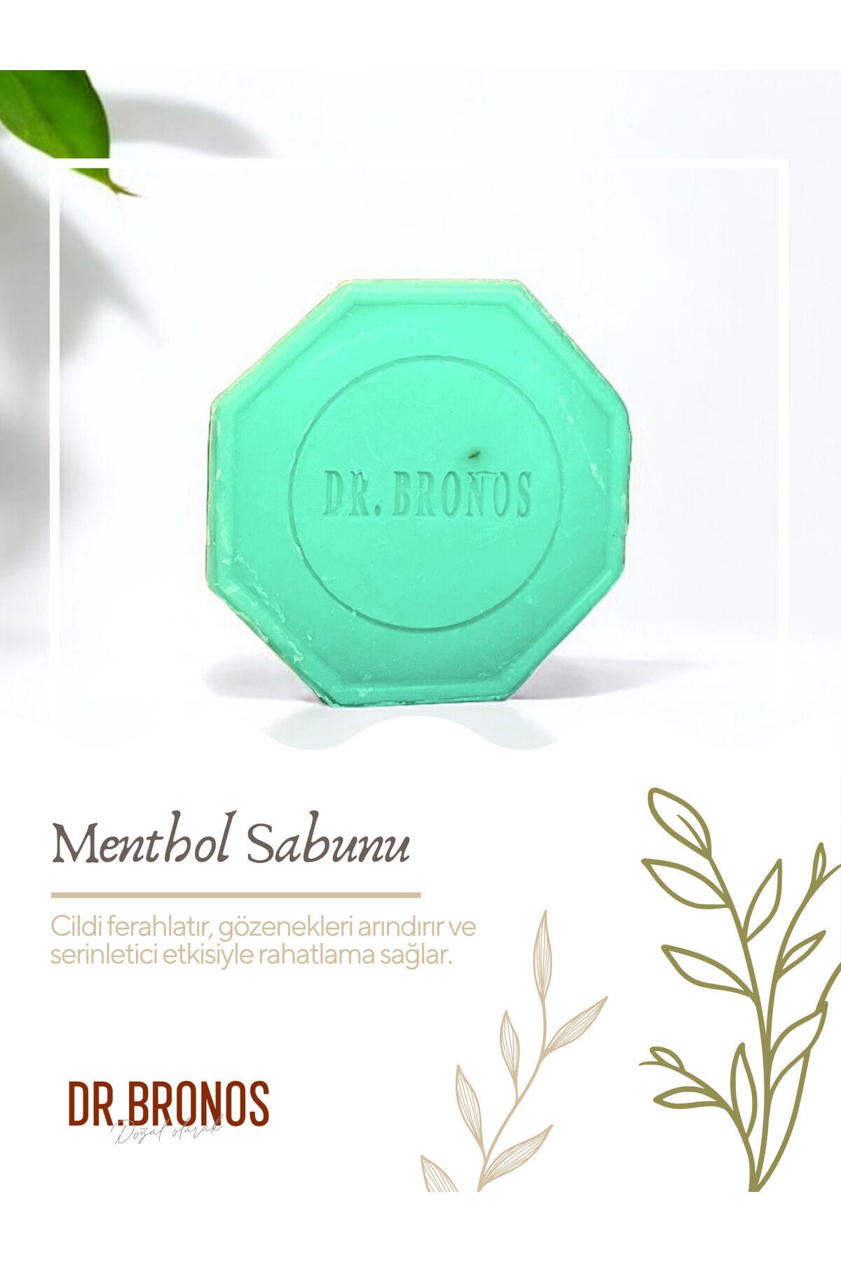 Doğal Mentollü Sabun 125 gr | Ferahlatıcı ve Canlandırıcı Mentol Sabunu
