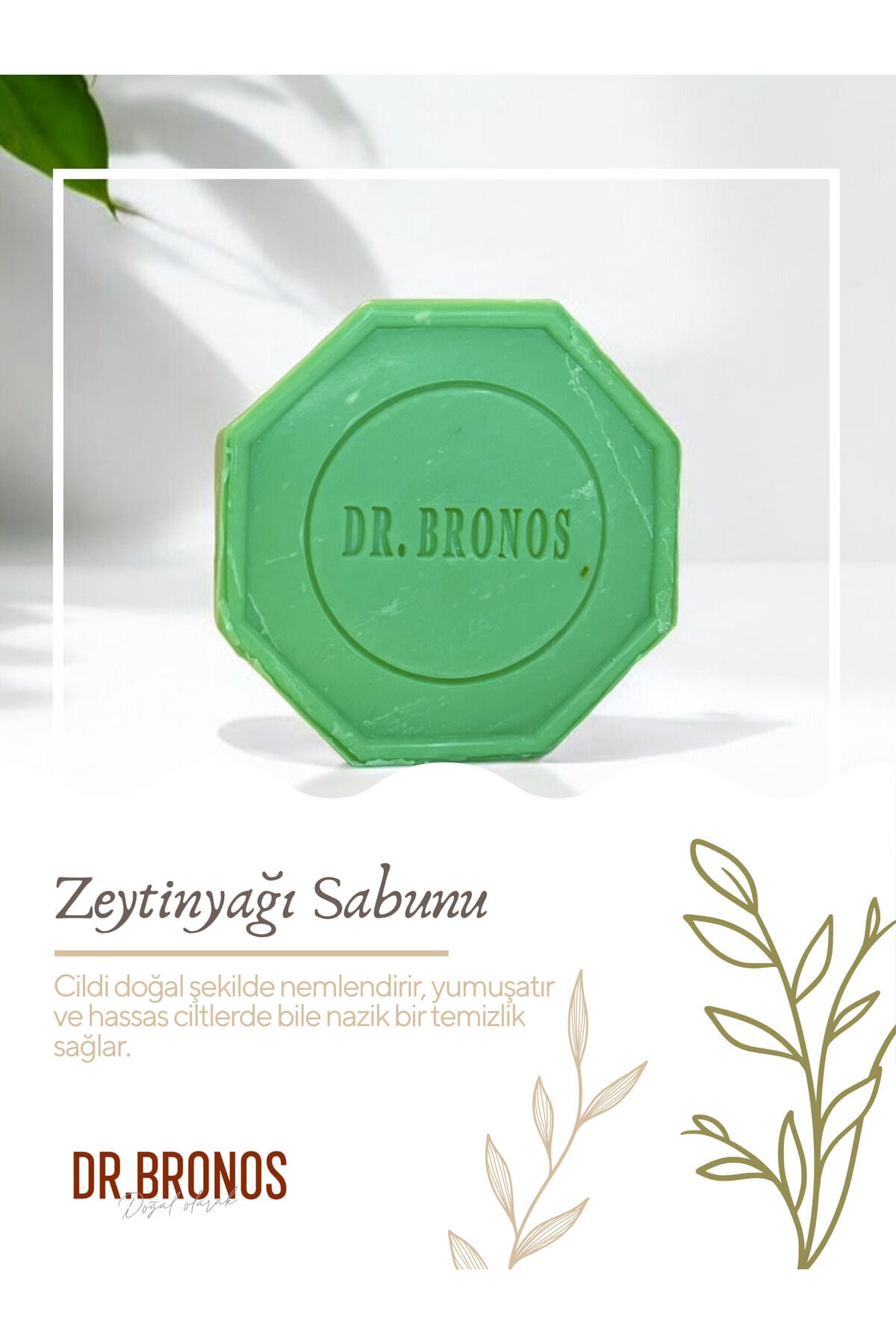Doğal Zeytinyağı Sabunu 125 gr | Besleyici ve Nemlendirici Zeytinyağlı Sabun