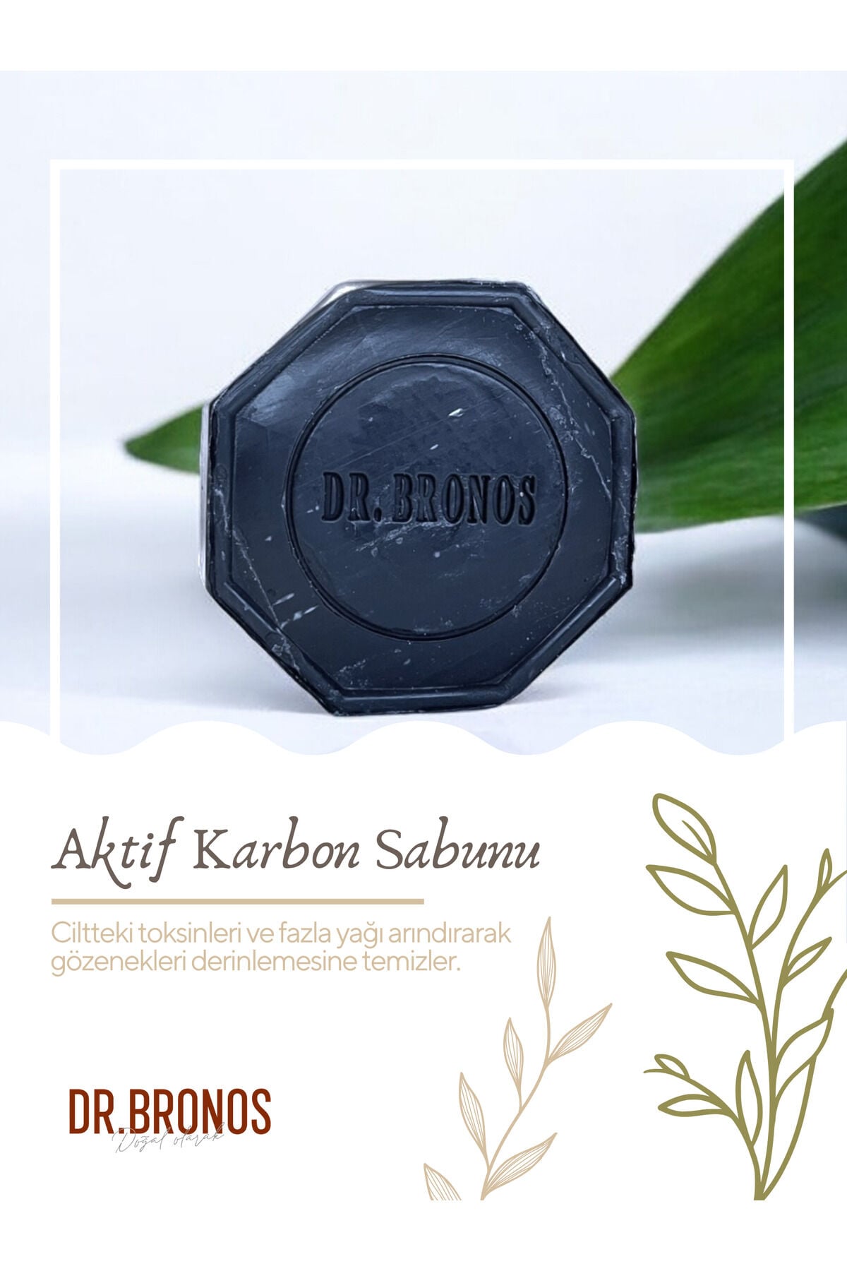 Doğal Aktif Karbon Sabunu 125 gr | Arındırıcı ve Detoks Etkili Karbon Sabunu
