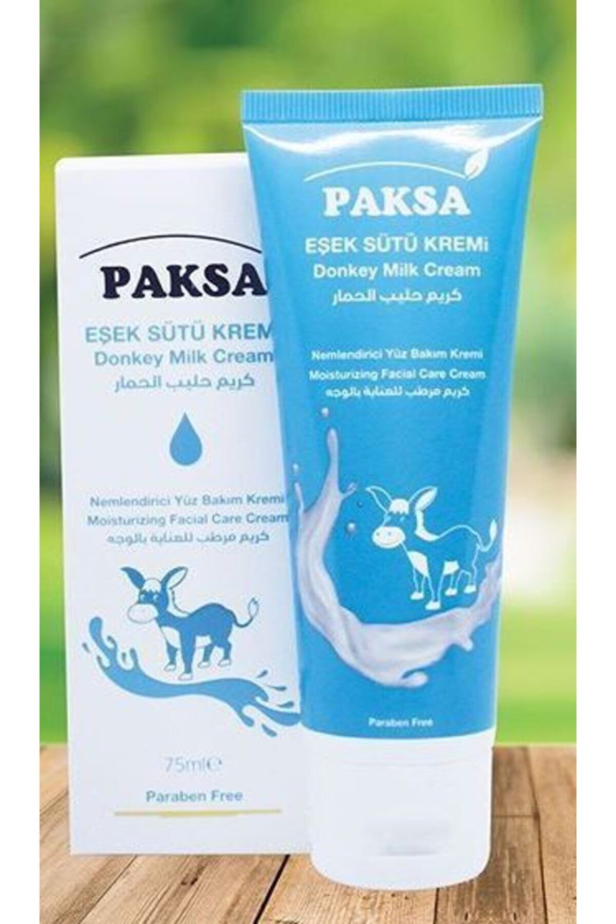 Eşek Sütü Kremi 75 ml | Doğal Eşek Sütü Özlü, Yoğun Nemlendirici, Besleyici ve Onarıcı Cilt ve Yüz Bakım Kremi