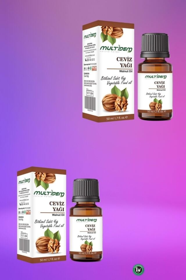 Ceviz Yağı 50 ml | Soğuk Sıkım Doğal Bitkisel Yağ, Bebek ve Çocuklar İçin Uygun, Besleyici ve Nemlendirici Bakım Yağı