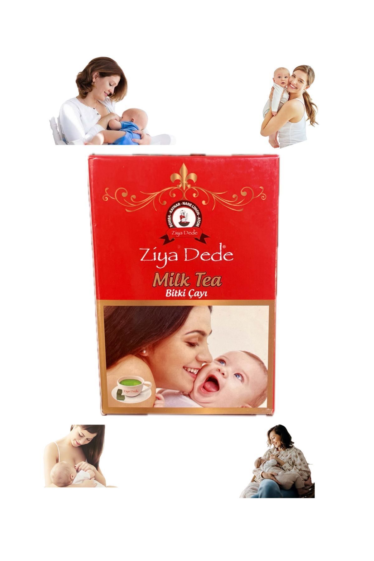 Milk Tea Anne Sütü Çayı | Emziren Anneler İçin Özel Bitkisel Karışım Çayı, Süt Artırıcı ve Destekleyici Doğal İçecek