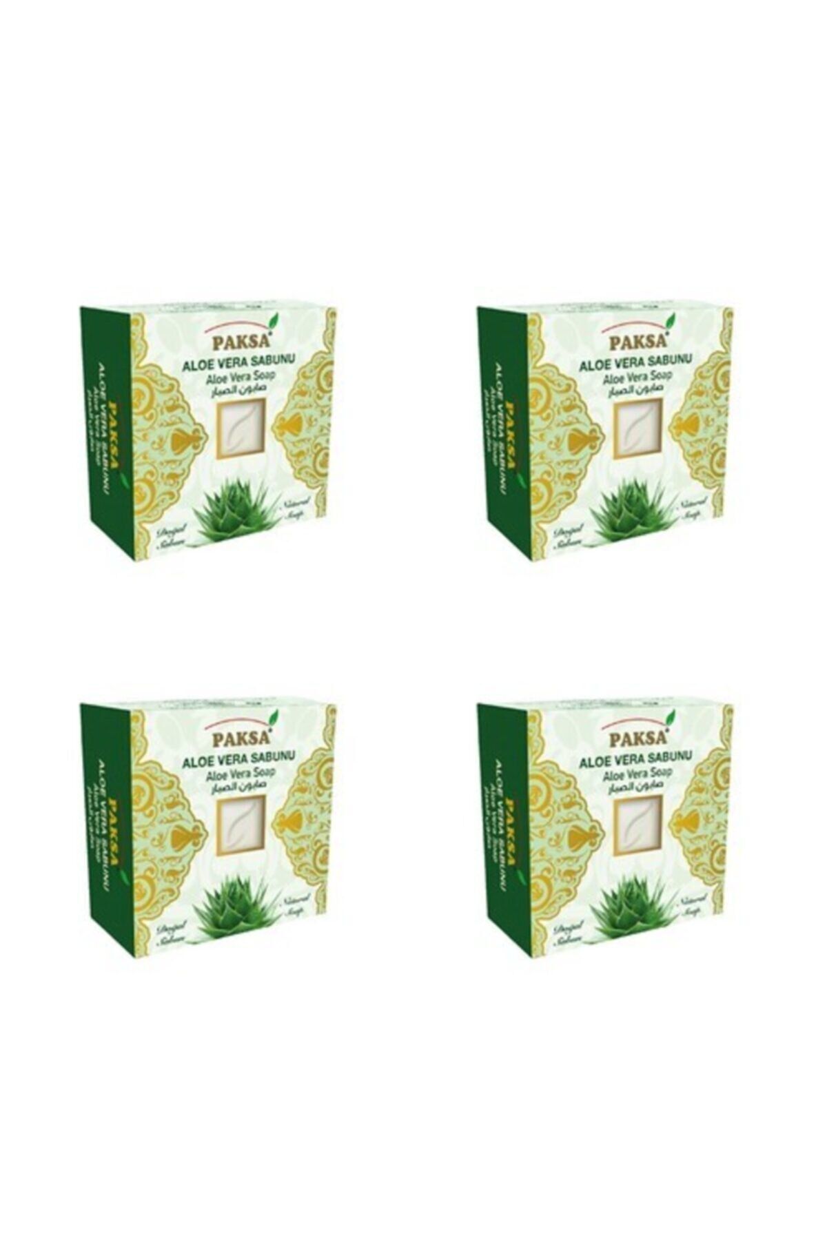 Doğal Aloe Vera Sabunu 4x125 gr | Doğal Bitkisel Katı Sabun, Yatıştırıcı, Nemlendirici ve Ferahlatıcı Cilt ve Vücut Bakım Sabunu (4'lü Ekonomik Paket)