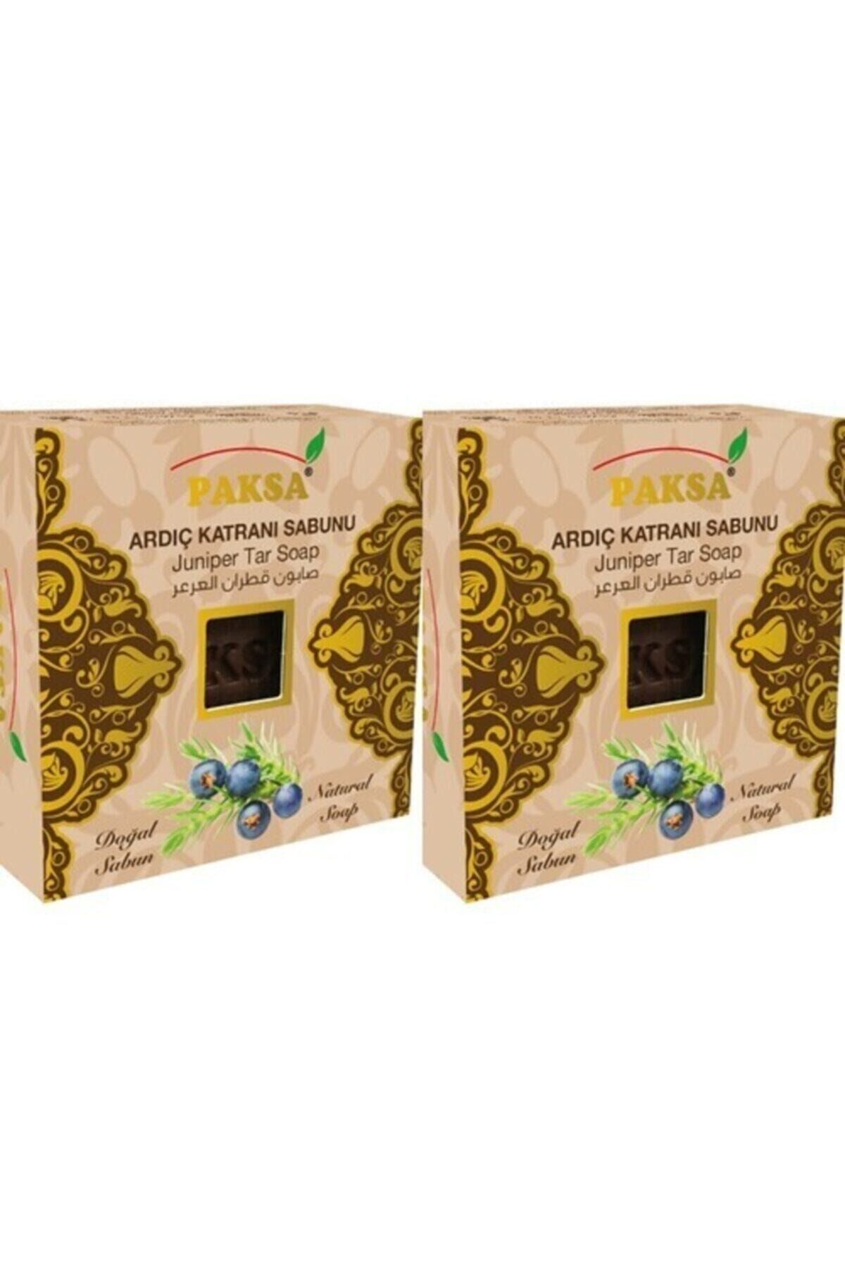Doğal Ardıç Katran Sabunu 2x125 gr | Geleneksel Bitkisel Katı Sabun, Derinlemesine Arındırıcı, Saç ve Cilt Bakım Sabunu (2'li Ekonomik Paket)