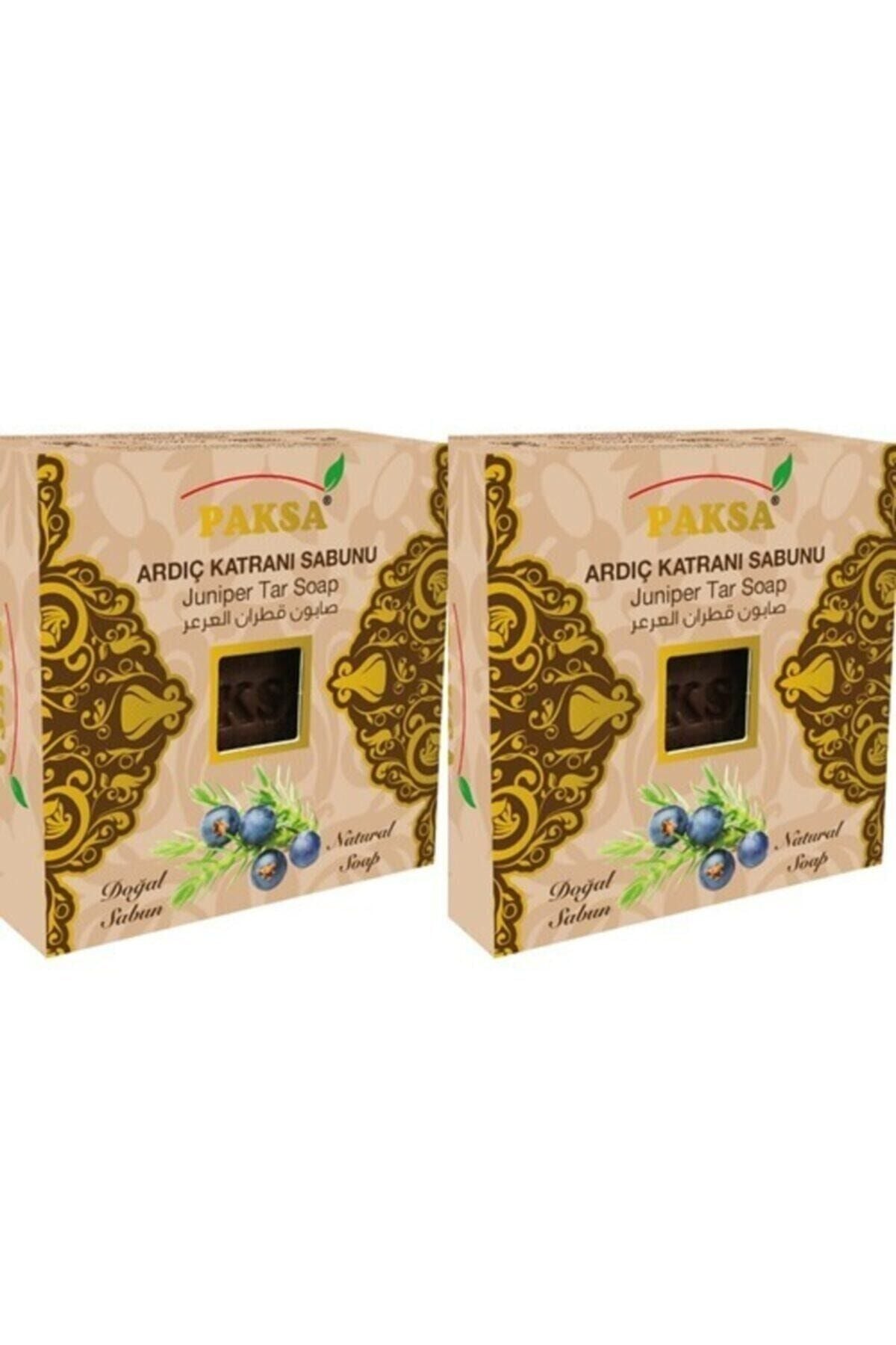 Doğal Ardıç Katran Sabunu 2x125 gr | Geleneksel Bitkisel Katı Sabun, Derinlemesine Arındırıcı, Saç ve Cilt Bakım Sabunu (2'li Ekonomik Paket)