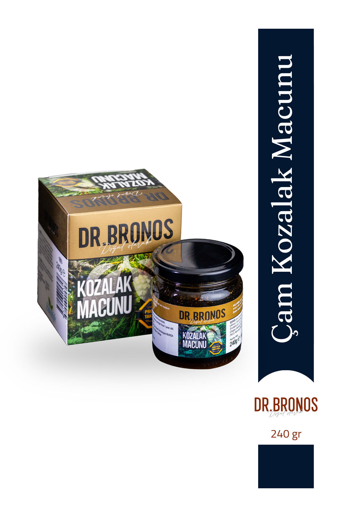 Doğal Saf Propolis Takviyeli Çam Kozalak Macunu 240 gr