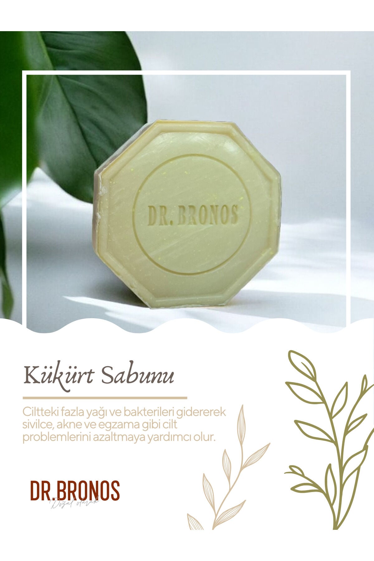 Doğal Kükürt Sabunu 125 gr | Arındırıcı ve Dengeleyici Sabun