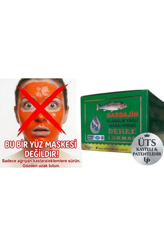 Alabalık Yağlı Masaj Kremi Gardajin Lüx Krem 70gr x 2 -Diz, Bel, Boyun ve Eklemler İçin Rahatlatıcı ve Yatıştırıcı Bakım Kremi