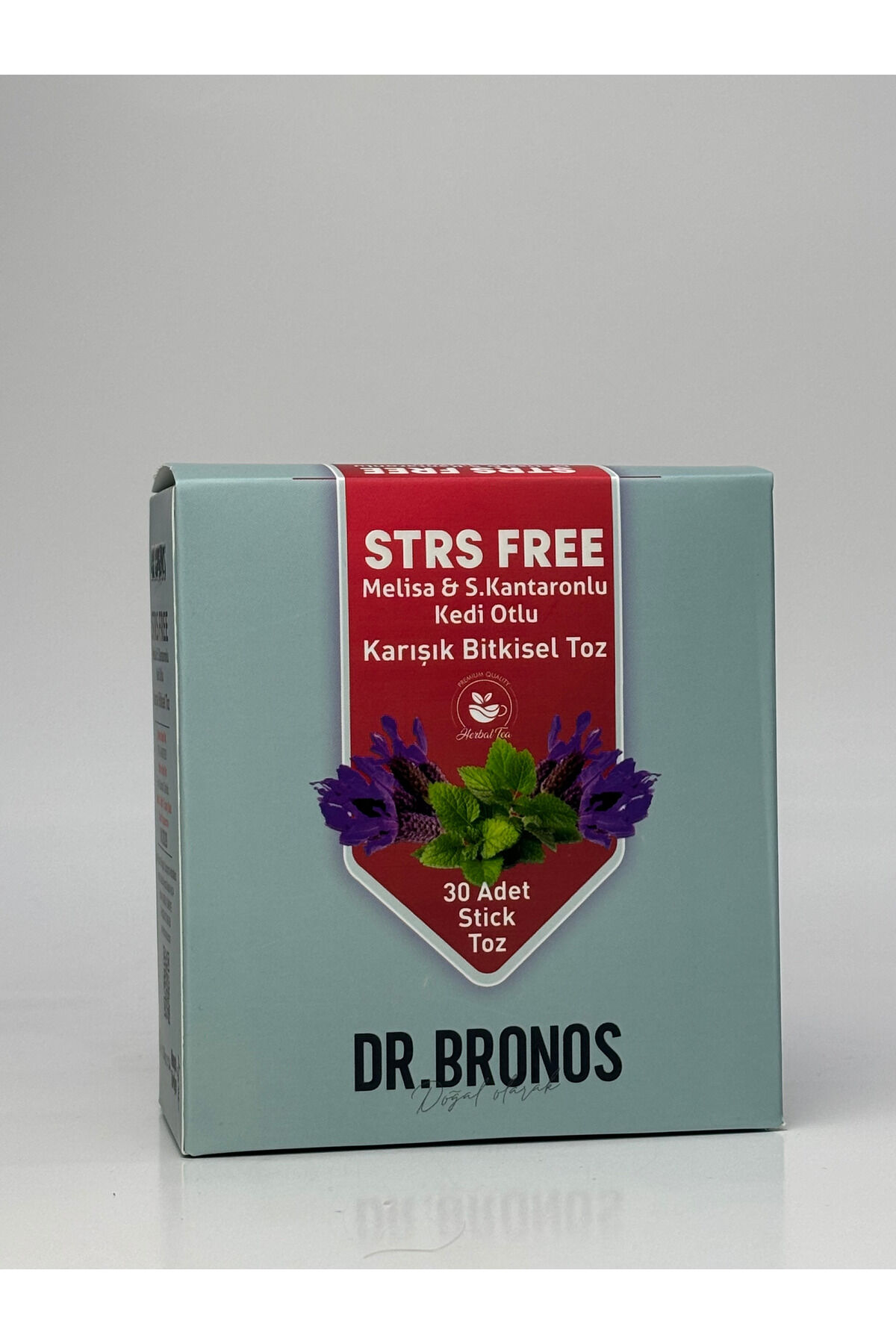 Stresfree Melisalı - Karabaşlı - Kediotlu 30'lu Stick Çay | Rahatlatıcı ve Sakinleştirici Bitki Çayı
