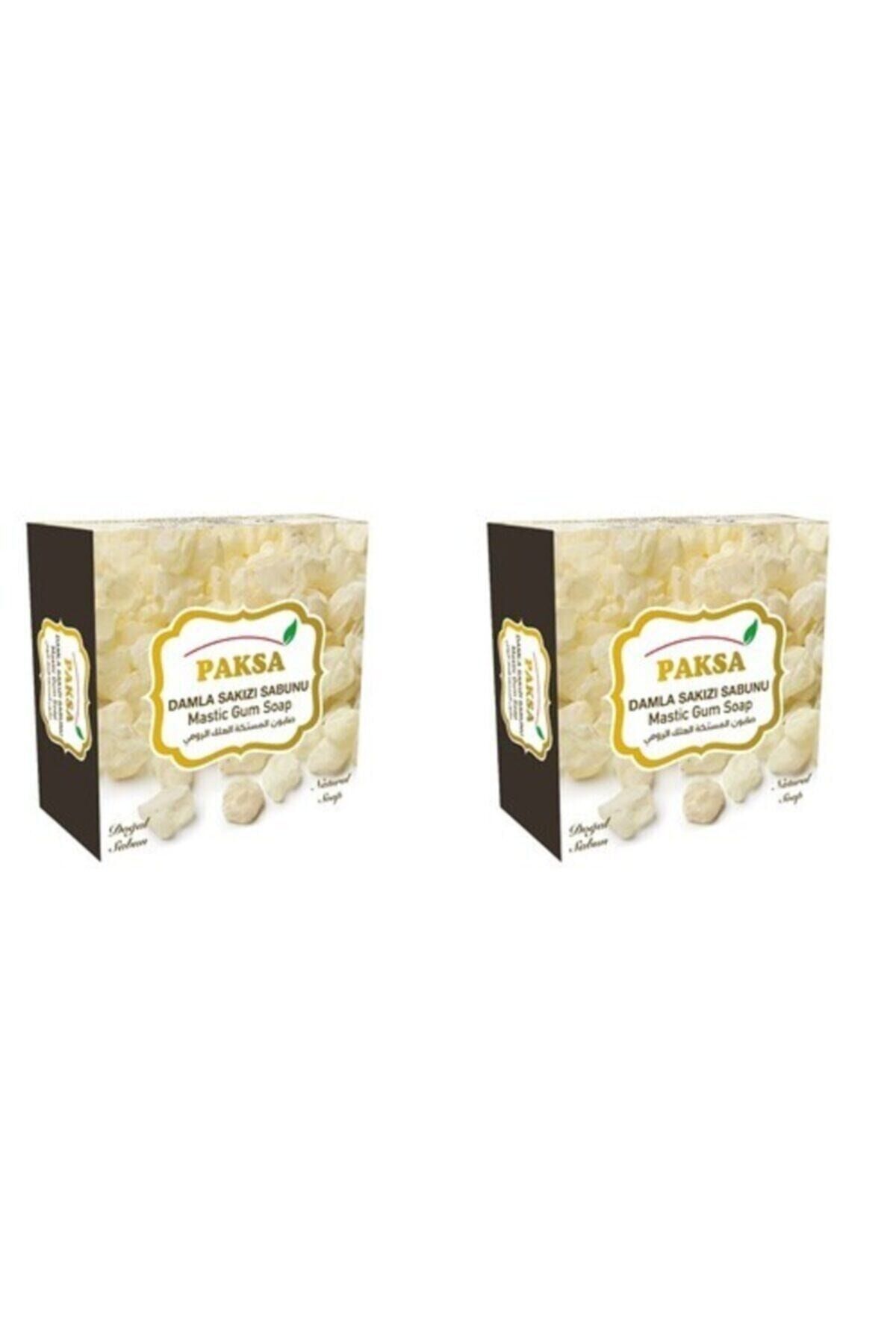 Doğal Damla Sakızı Sabunu 2x125 gr | Doğal Bitkisel Katı Sabun, Arındırıcı, Canlandırıcı ve Ferahlatıcı Cilt ve Vücut Bakım Sabunu (2'li Ekonomik Paket)