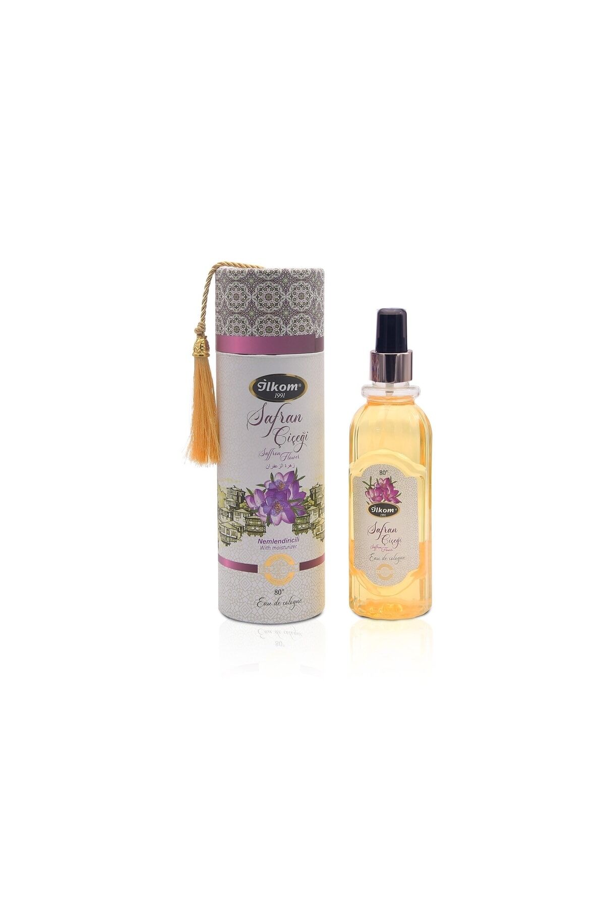 Premium Safran Çiçeği Kolonyası 260 ml | Ferahlatıcı, Kalıcı Kokulu, Geleneksel ve Modern Esintili Lüks Sprey Kolonya