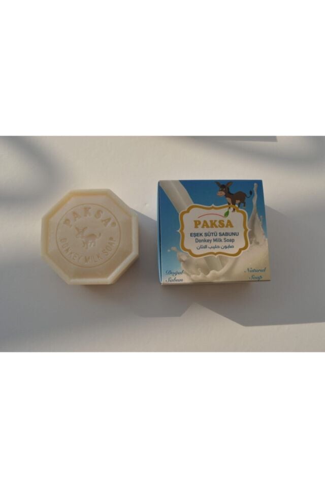Eşek Sütü Sabunu 4x125 gr | Doğal Bitkisel Katı Sabun, Besleyici, Yenileyici ve Yoğun Nemlendirici Cilt ve Vücut Bakım Sabunu (4'lü Ekonomik Paket)