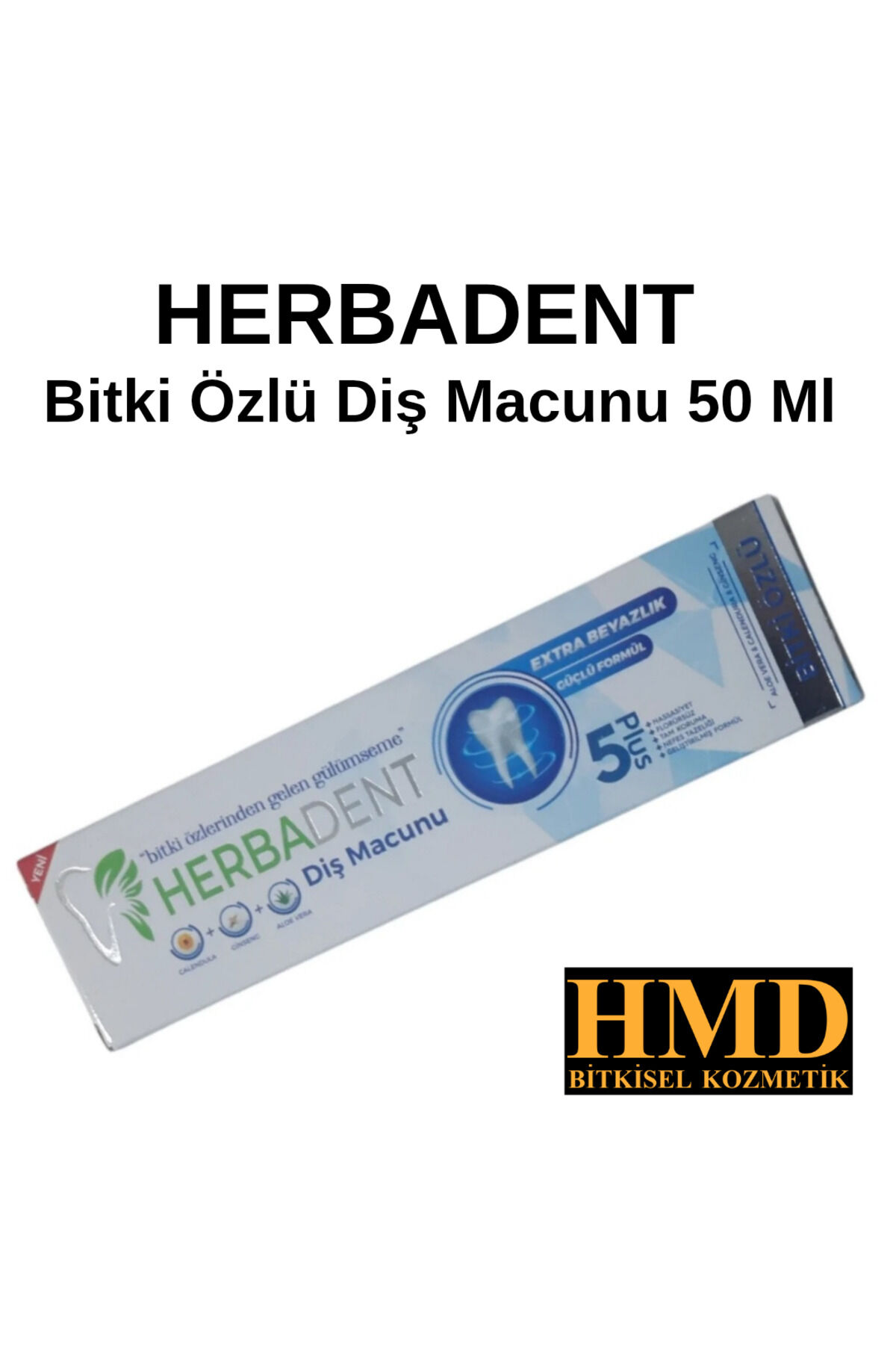 Bitki Özlü Florürsüz Diş Macunu 50 ml | Doğal İçerikli, Ferahlatıcı ve Hassasiyet Karşıtı Günlük Ağız ve Diş Bakım Macunu