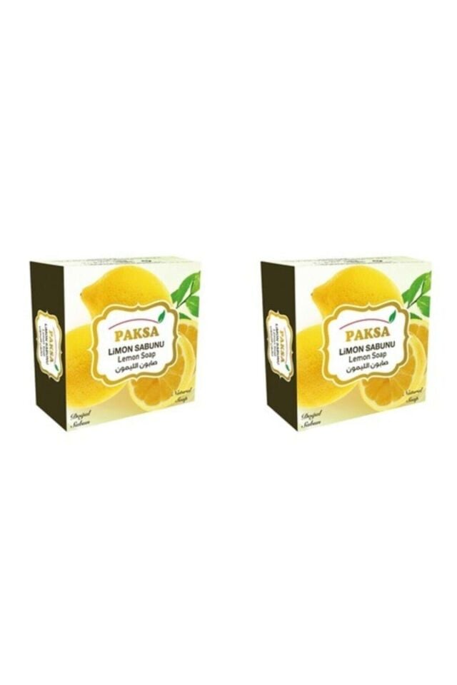 Doğal Limon Sabunu 2x125 gr | Doğal Bitkisel Katı Sabun, Canlandırıcı, Ferahlatıcı ve Arındırıcı Cilt ve Vücut Bakım Sabunu (2'li Ekonomik Paket)