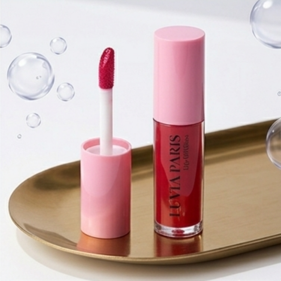 Simli Dudak Parlatıcısı Lip Oil Gloss - Yoğun Nemlendirici & Dolgunlaştırıcı Karpuz Çilek Dudak Yağı 5 ml | Simli Lip Gloss, Dolgunlaştırıcı ve Besleyici Dudak Bakım Yağı