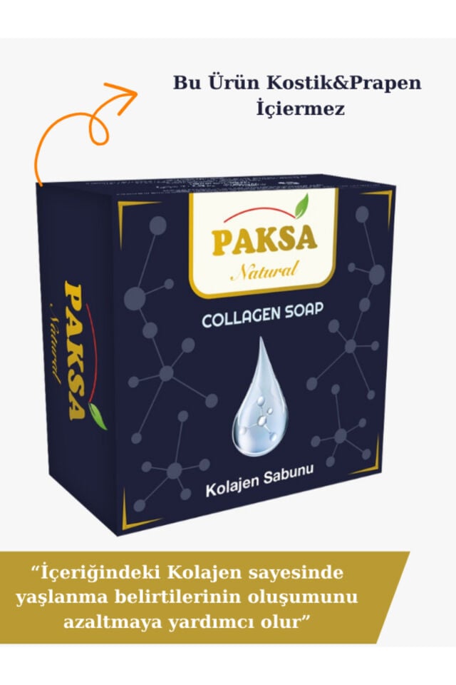 | Doğal Anti-aging Kolajen Sabunu Yaşlanma Karşıtı 125 gr | Doğal Bitkisel Sabun, Sıkılaştırıcı, Kolajen Destekli ve Yaşlanma Karşıtı Cilt Bakım Sabunu