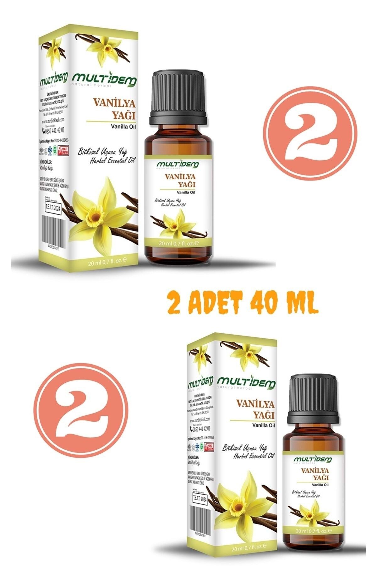 Vanilya Uçucu Yağı 20 mL | Saf Uçucu Yağ, Yatıştırıcı, Rahatlatıcı ve Hoş Kokulu Aromaterapik Cilt Bakım Yağı
