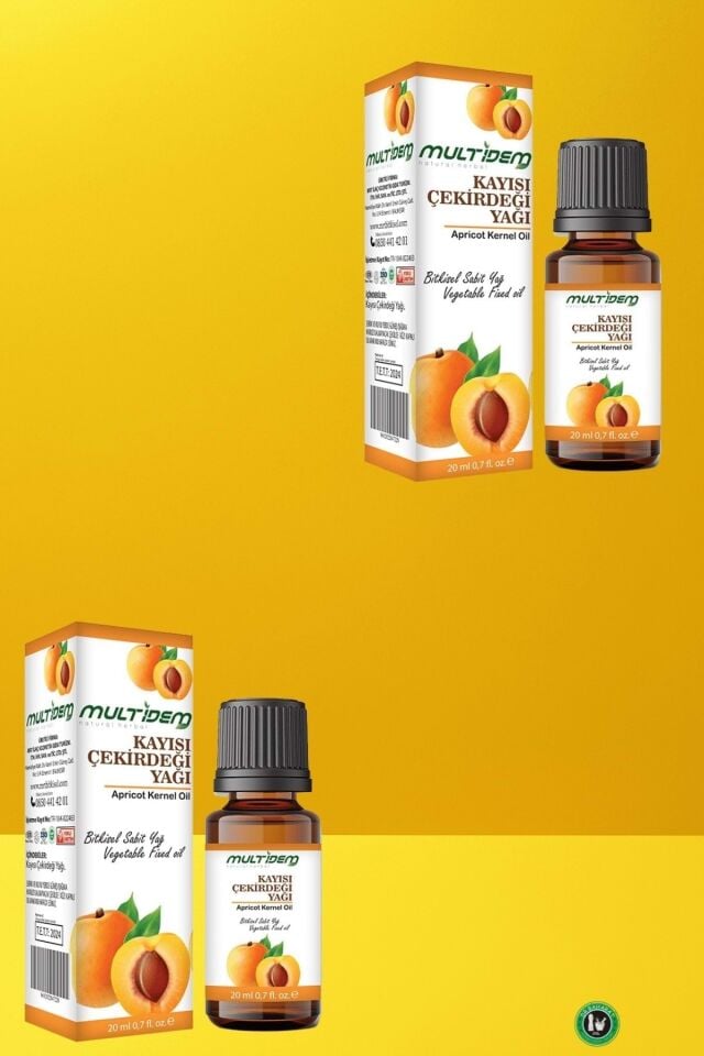 Kayısı Çekirdeği Sabit Yağı 20 mL | Doğal Bitkisel Sabit Yağ, Yoğun Nemlendirici, Besleyici ve Yenileyici Cilt ve Yüz Bakım Yağı