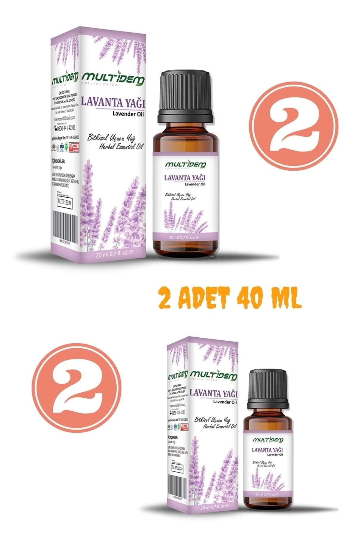 Lavanta Uçucu Yağı 20 mL | Saf Uçucu Yağ, Yatıştırıcı, Rahatlatıcı ve Dengeleyici Aromaterapik Cilt Bakım Yağı