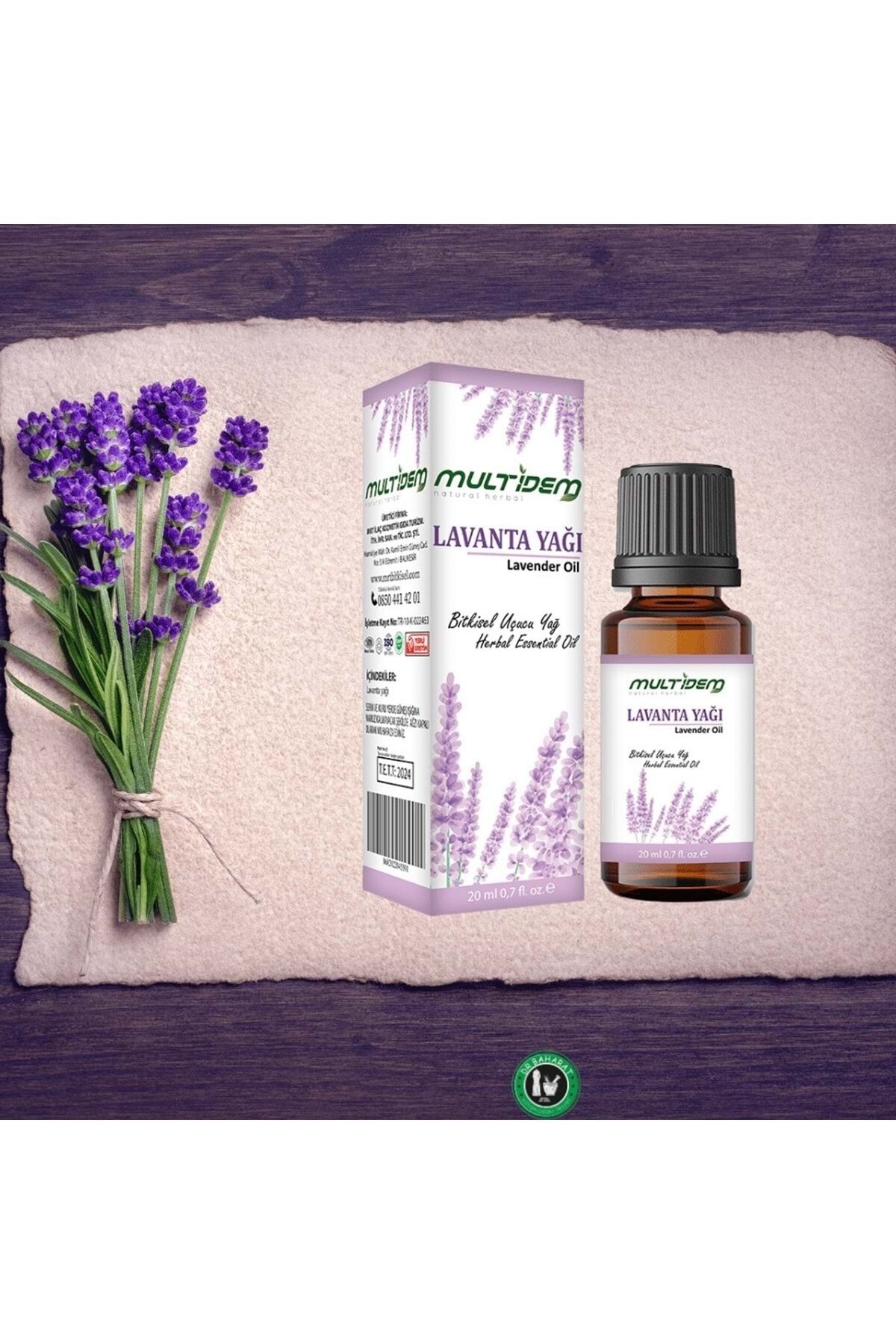 Lavanta Uçucu Yağı 2x20 mL | Saf Uçucu Yağ, Yatıştırıcı, Rahatlatıcı ve Dengeleyici Aromaterapik Cilt Bakım Yağı (İkili Avantaj Paketi)