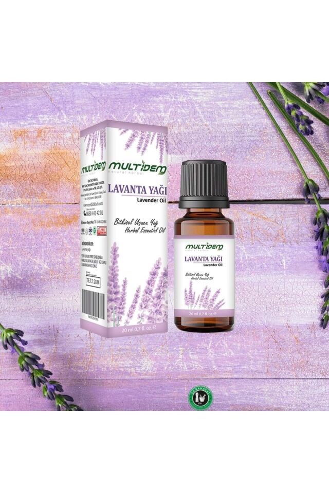 Lavanta Uçucu Yağı 2x20 mL | Saf Uçucu Yağ, Yatıştırıcı, Rahatlatıcı ve Dengeleyici Aromaterapik Cilt Bakım Yağı (İkili Avantaj Paketi)