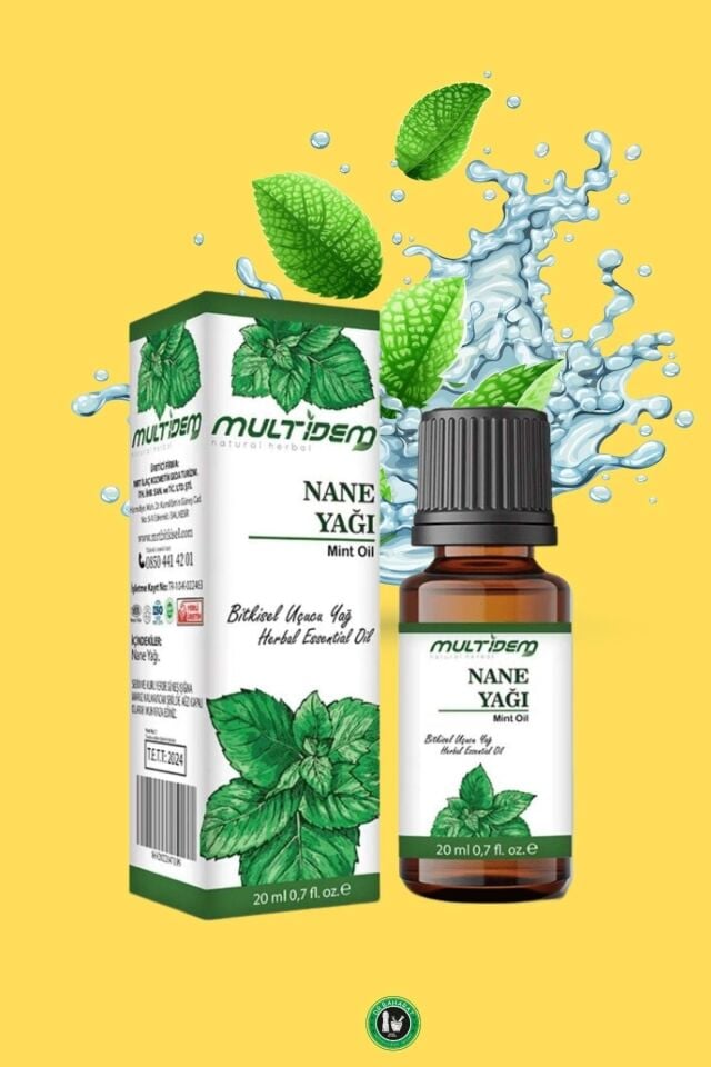 Nane Uçucu Yağı 2x20 mL | Saf Uçucu Yağ, Ferahlatıcı, Canlandırıcı ve Aromaterapik Cilt Bakım Yağı (İkili Avantaj Paketi)