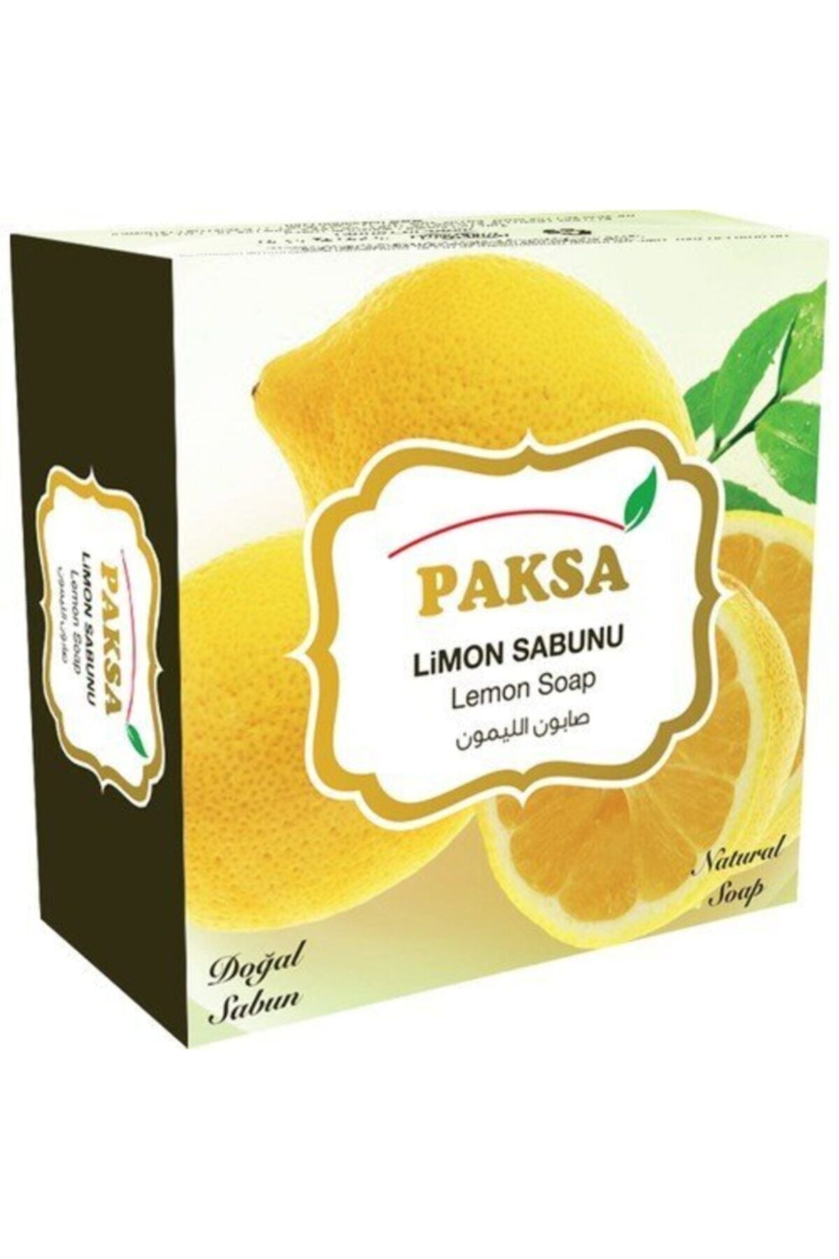 Limon Sabunu 125 gr | Doğal Bitkisel Sabun, Canlandırıcı, Ferahlatıcı ve Arındırıcı Cilt ve Vücut Temizleme Sabunu