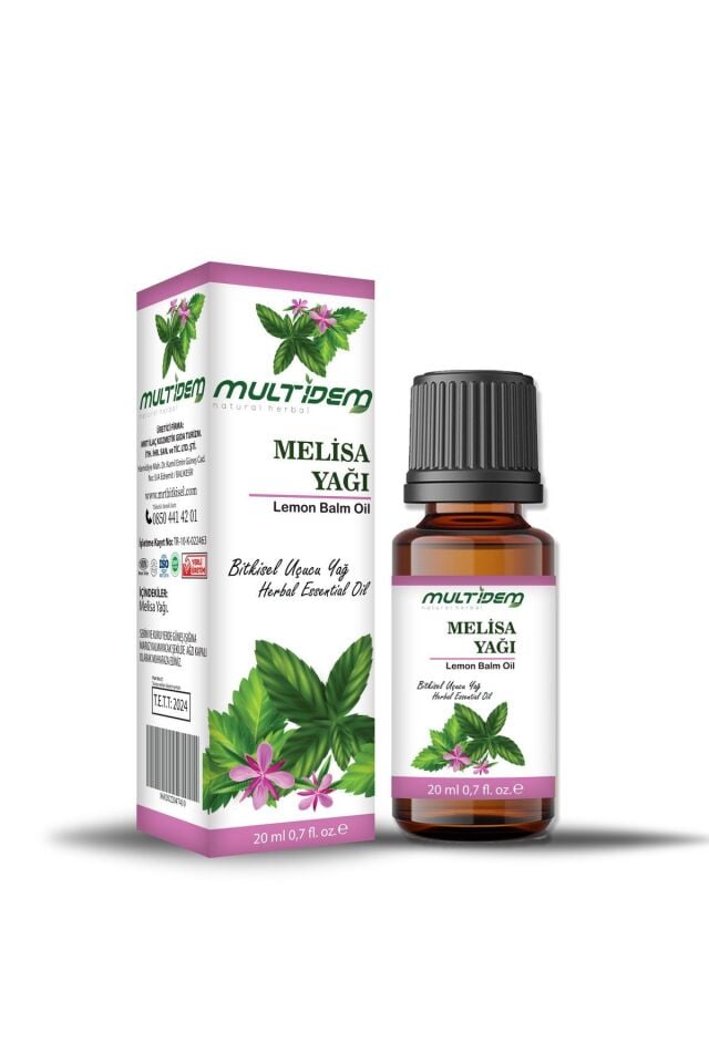 Melisa Yağı 20 mL | Aromatik Bitkisel Bakım Yağı, Yatıştırıcı, Rahatlatıcı ve Besleyici Cilt Bakım Yağı