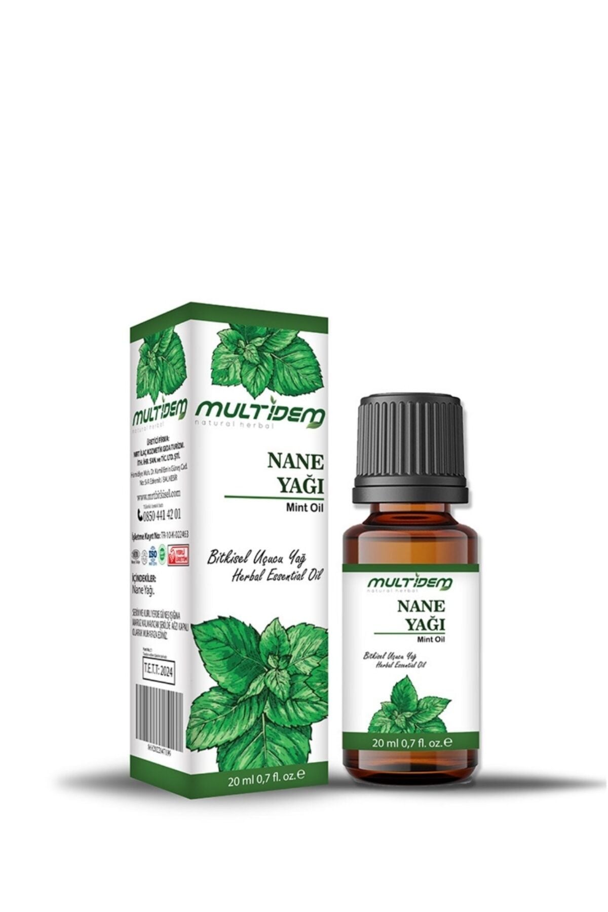 Nane Yağı 20 mL | Doğal Nane Uçucu Yağı, Ferahlatıcı, Canlandırıcı ve Aromaterapik Bakım Yağı