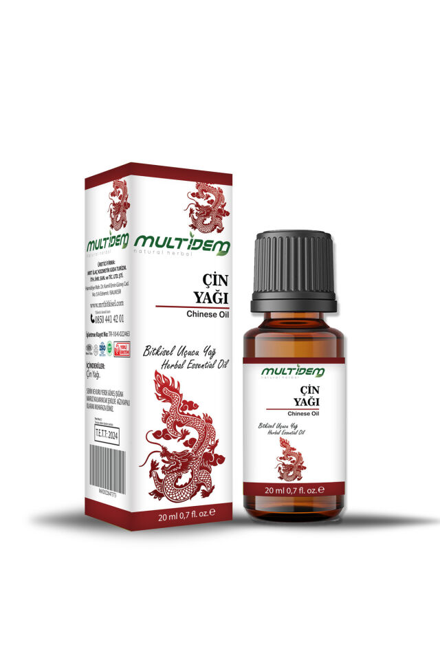 Çin Yağı 20 mL | Bitkisel Karışımlı, Ferahlatıcı, Rahatlatıcı ve Canlandırıcı Masaj Yağı