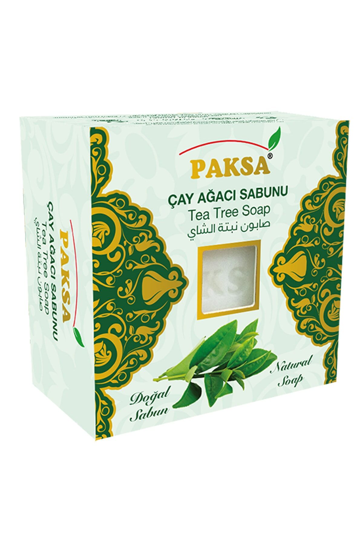 Çay Ağacı Sabunu 125 gr | Çay Ağacı Yağlı, Arındırıcı, Dengeleyici ve Ferahlatıcı Bakım Sabunu
