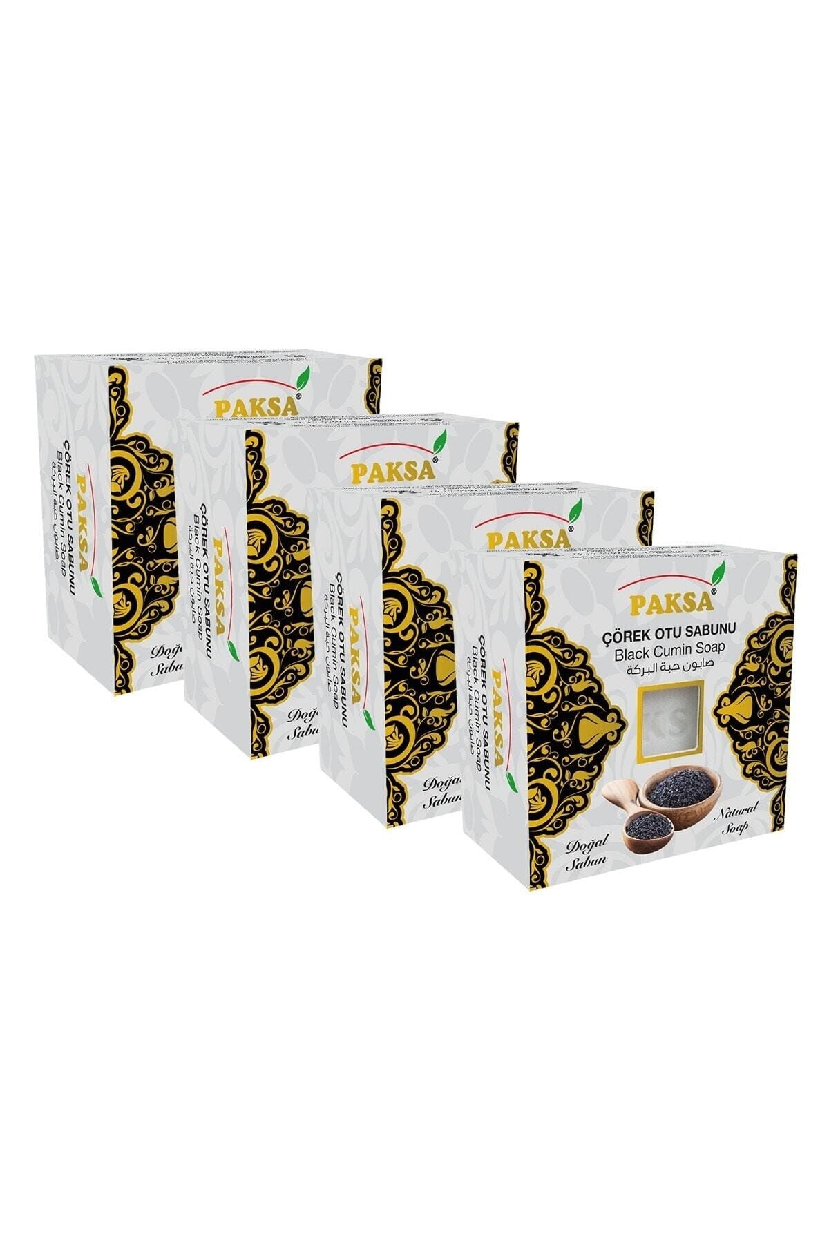 Çörekotu Sabunu 4 x 125 gr | Çörekotu Özlü, Arındırıcı, Dengeleyici ve Canlandırıcı Bakım Sabun Seti