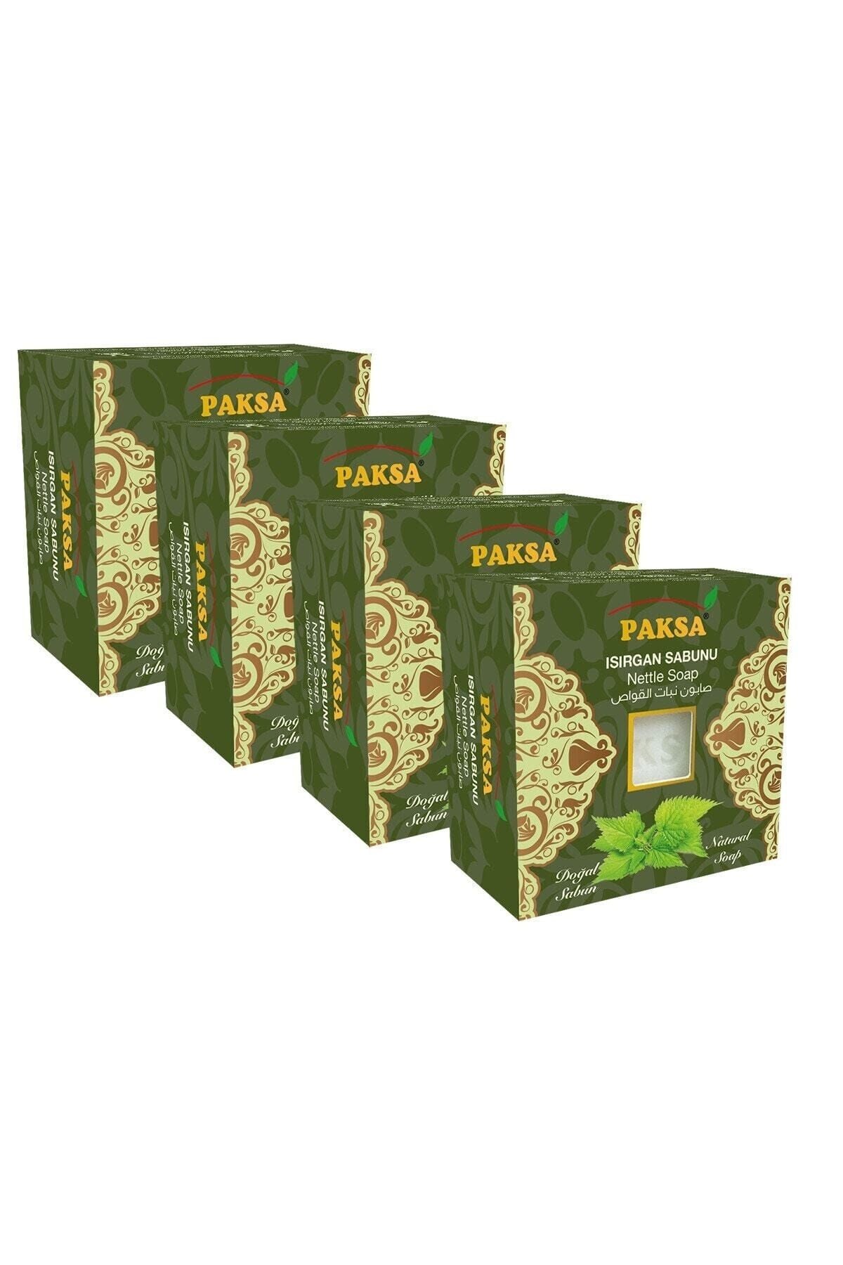 Isırgan Sabunu 4 x 125 gr | Isırgan Özlü, Arındırıcı, Dengeleyici ve Canlandırıcı Bakım Sabun Seti