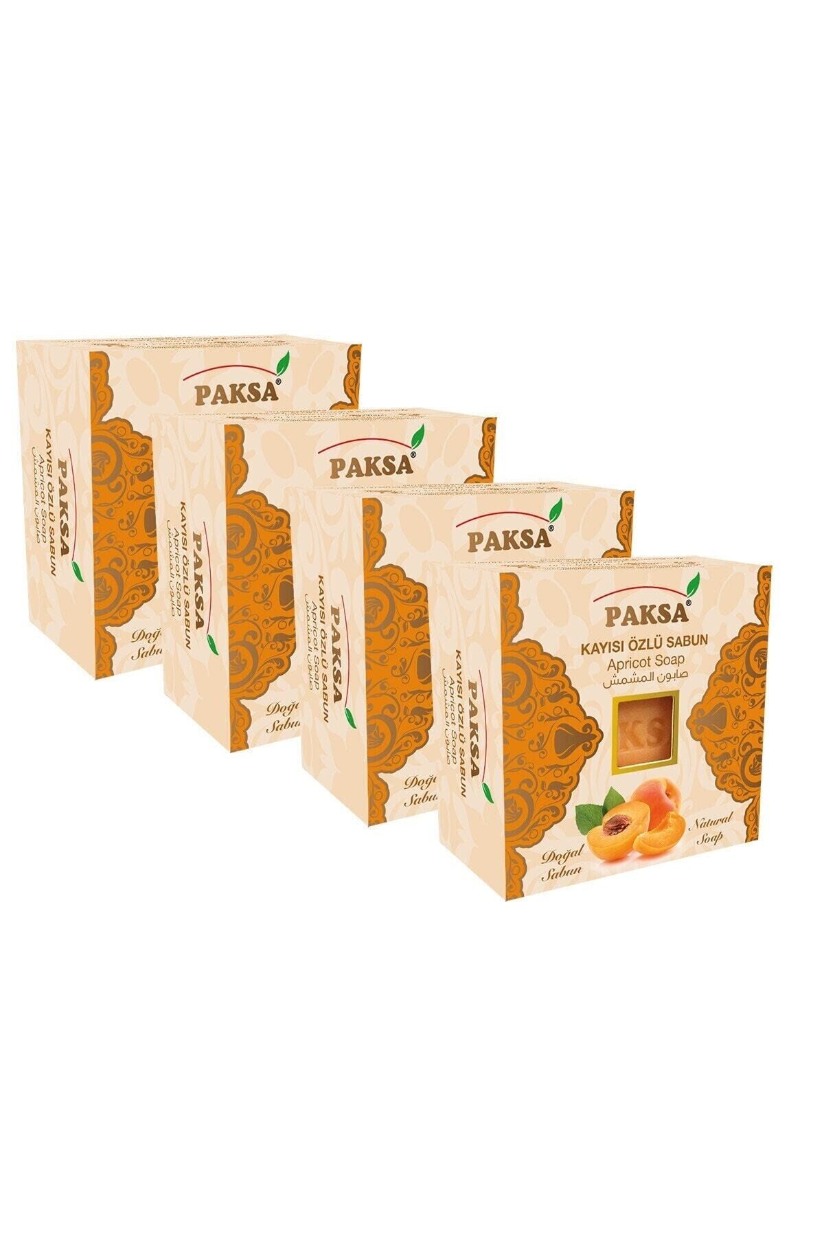 Kayısı Özlü Sabun 4 x 125 gr | Kayısı Özlü, Besleyici, Yumuşatıcı ve Canlandırıcı Bakım Sabun Seti