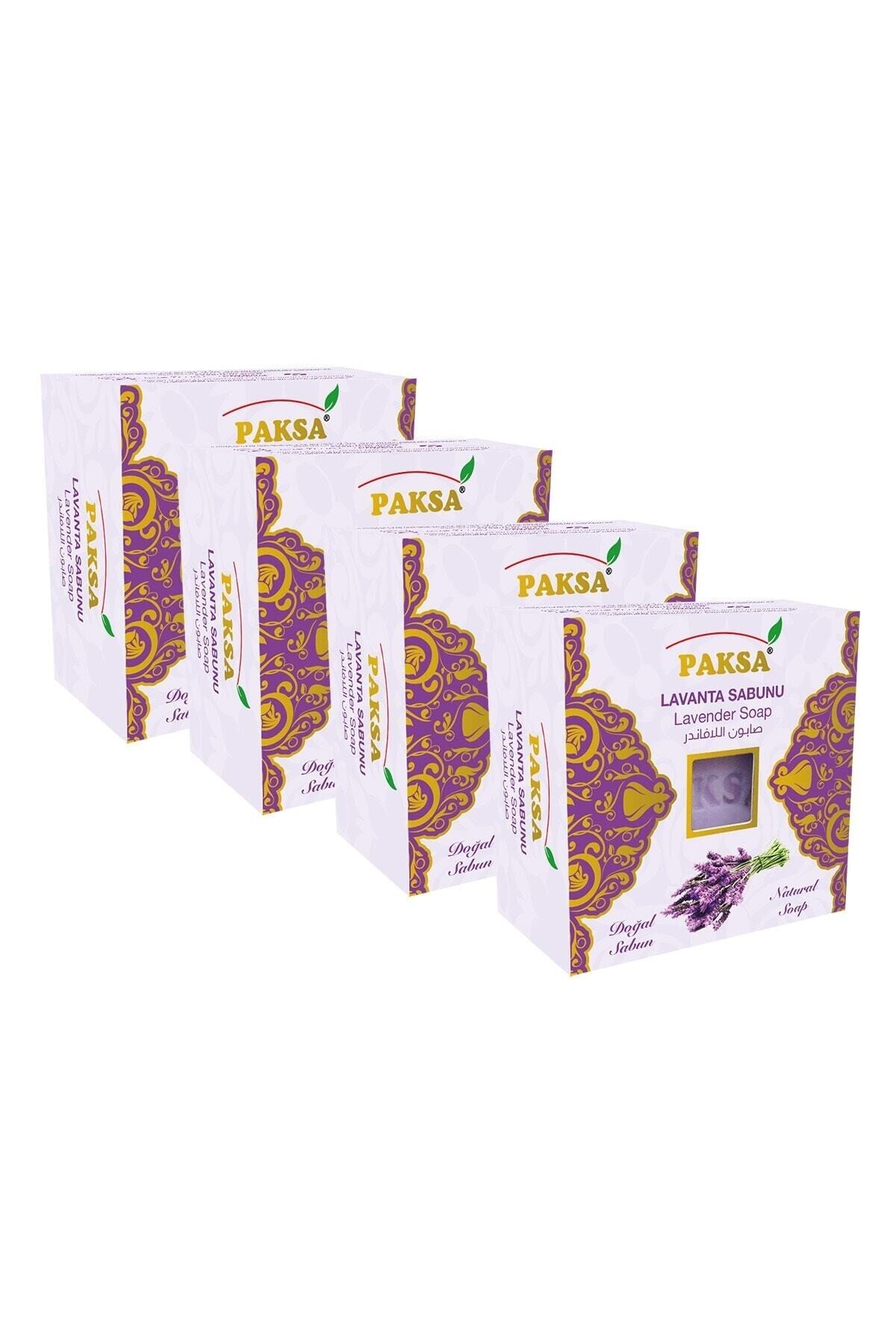 Lavanta Sabunu 4 x 125 gr | Doğal Lavanta Özlü, Yatıştırıcı, Rahatlatıcı ve Arındırıcı Bakım Sabun Seti