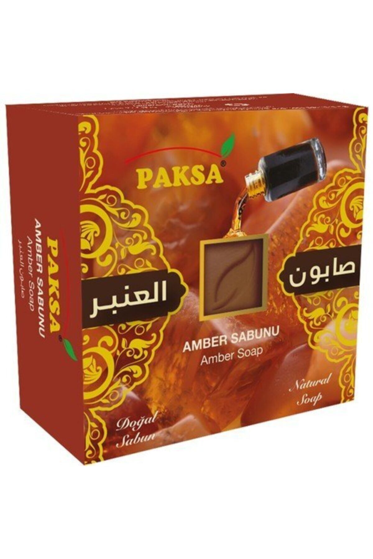 Amber Sabunu 125 gr | Amber Özlü, Odunsu ve Kalıcı Kokulu, Arındırıcı Geleneksel Sabun