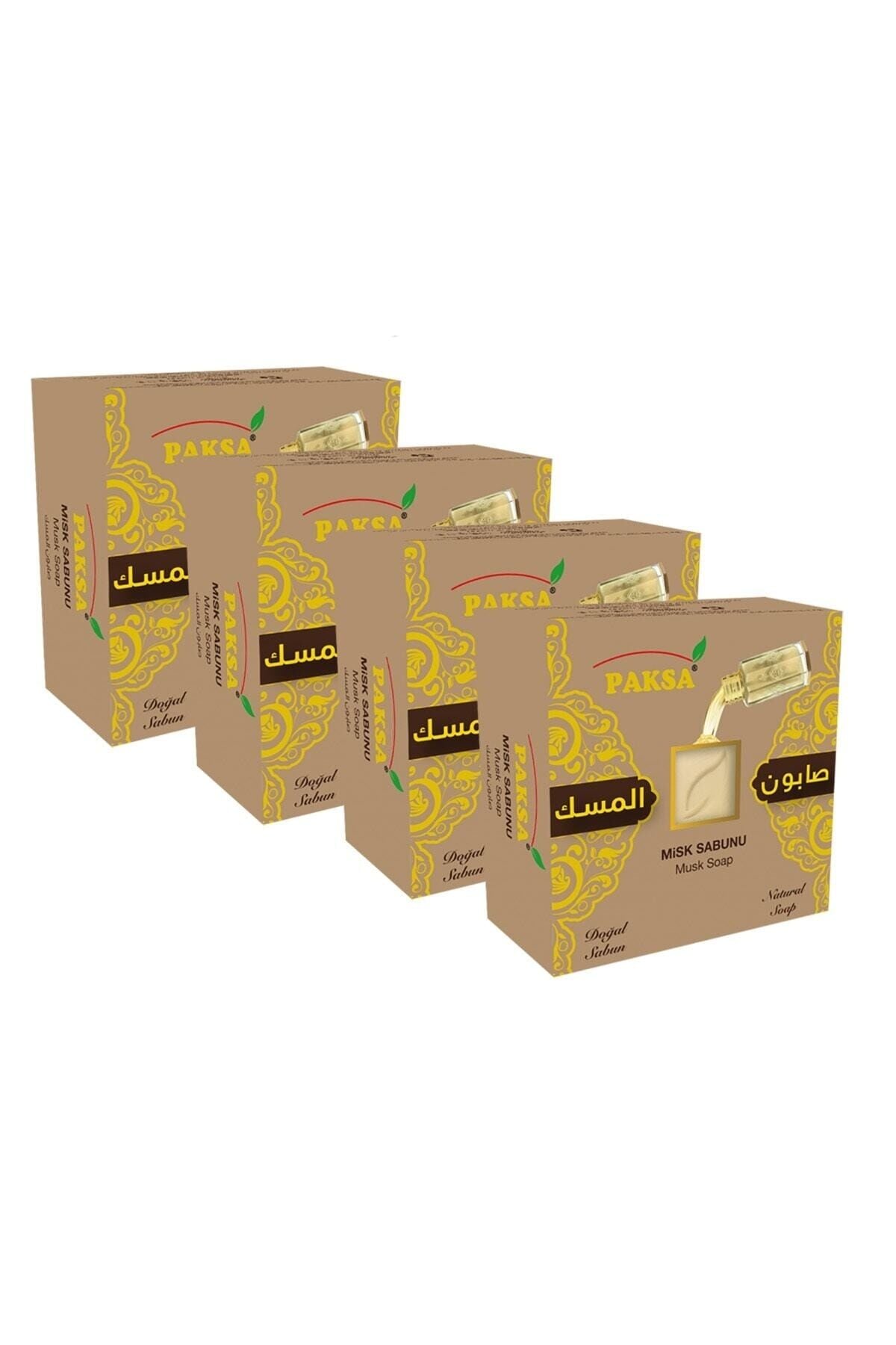 Misk Sabunu 4 x 125 gr | Misk Özlü, Kalıcı Kokulu, Arındırıcı ve Ferahlatıcı Bakım Sabun Seti