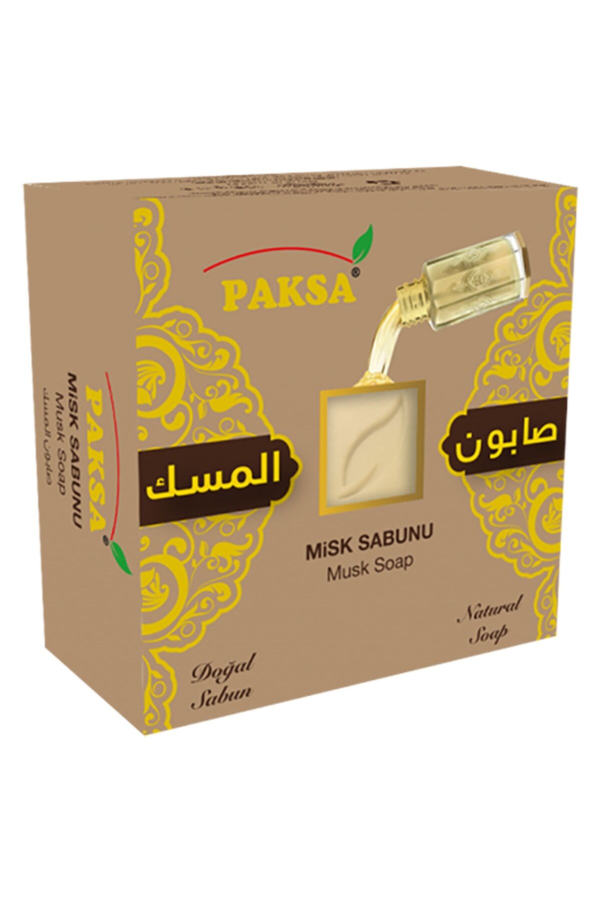 Paksa Misk Sabunu 125 gr | Misk Özlü, Kalıcı Kokulu, Arındırıcı ve Ferahlatıcı Geleneksel Sabun
