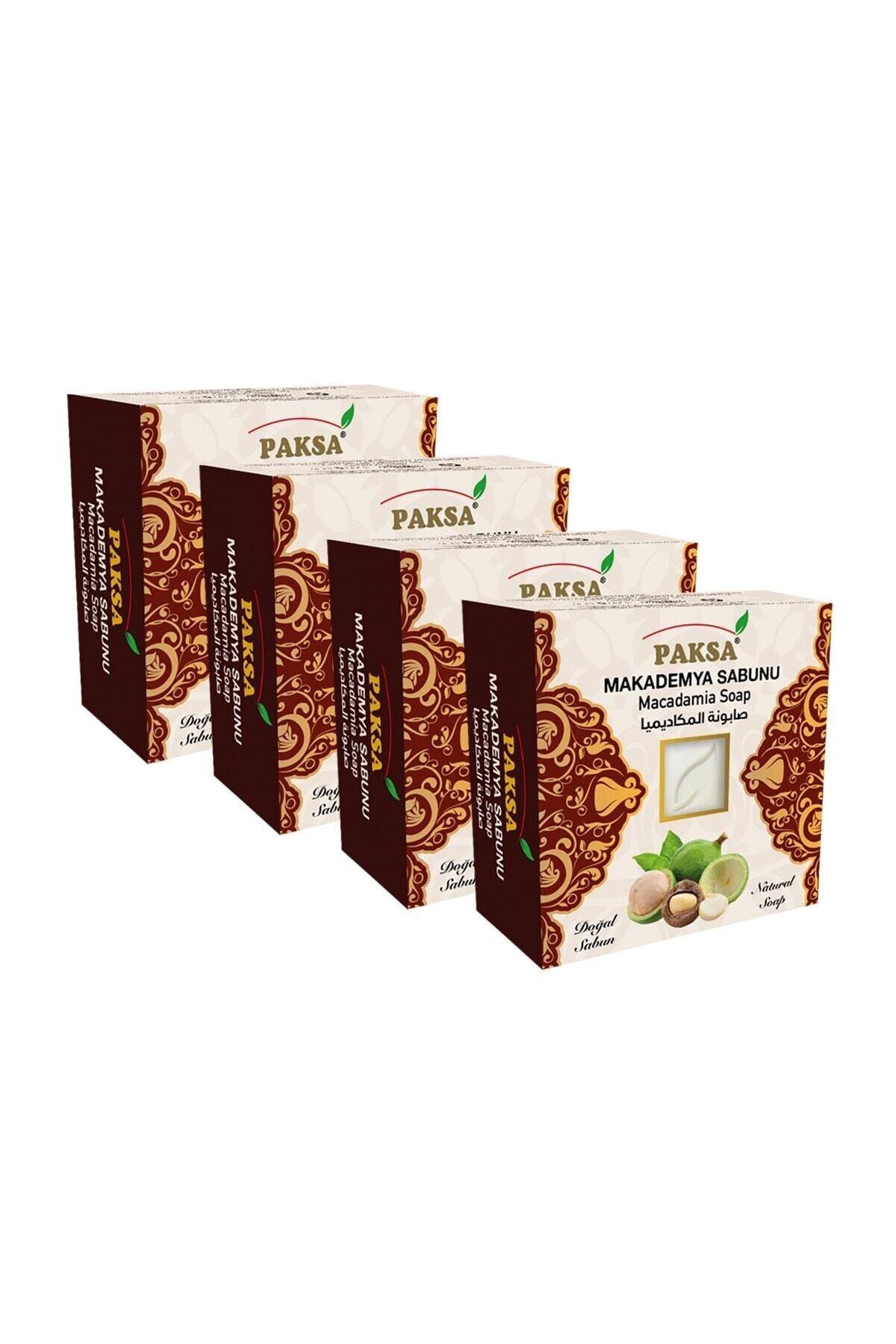 Makademya Sabunu 4 x 125 gr | Makademya Yağı Özlü, Yoğun Besleyici, Nemlendirici ve Pürüzsüzleştirici Bakım Sabun Seti